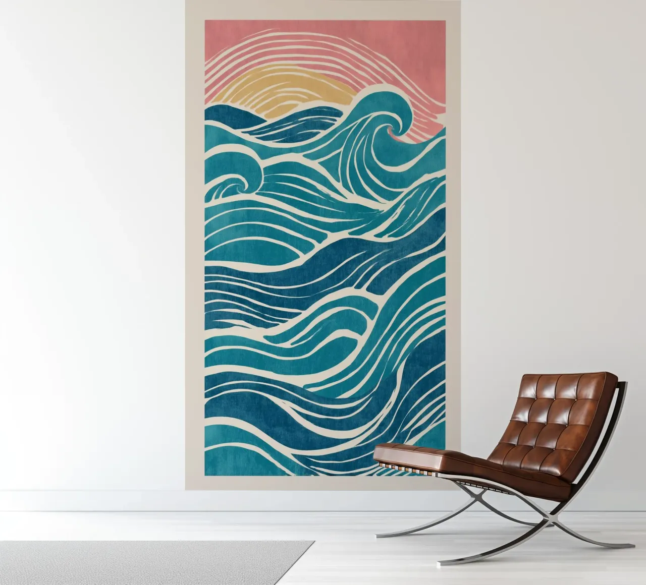 The Sun Beneath the Waves Fototapete von Clara August