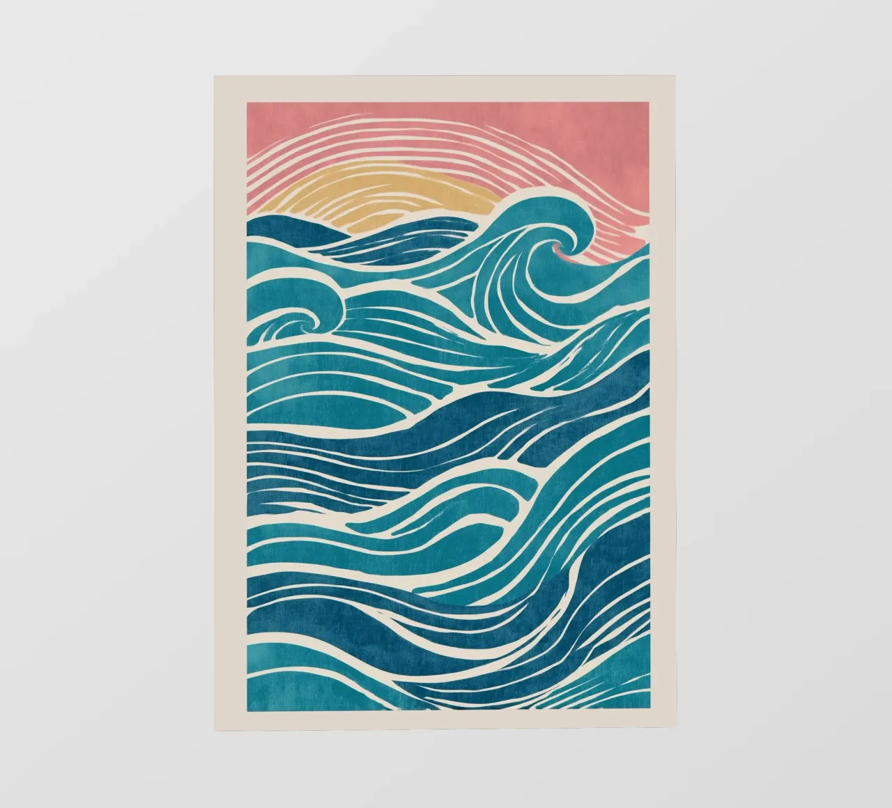 The Sun Beneath the Waves Fototapete von Clara August