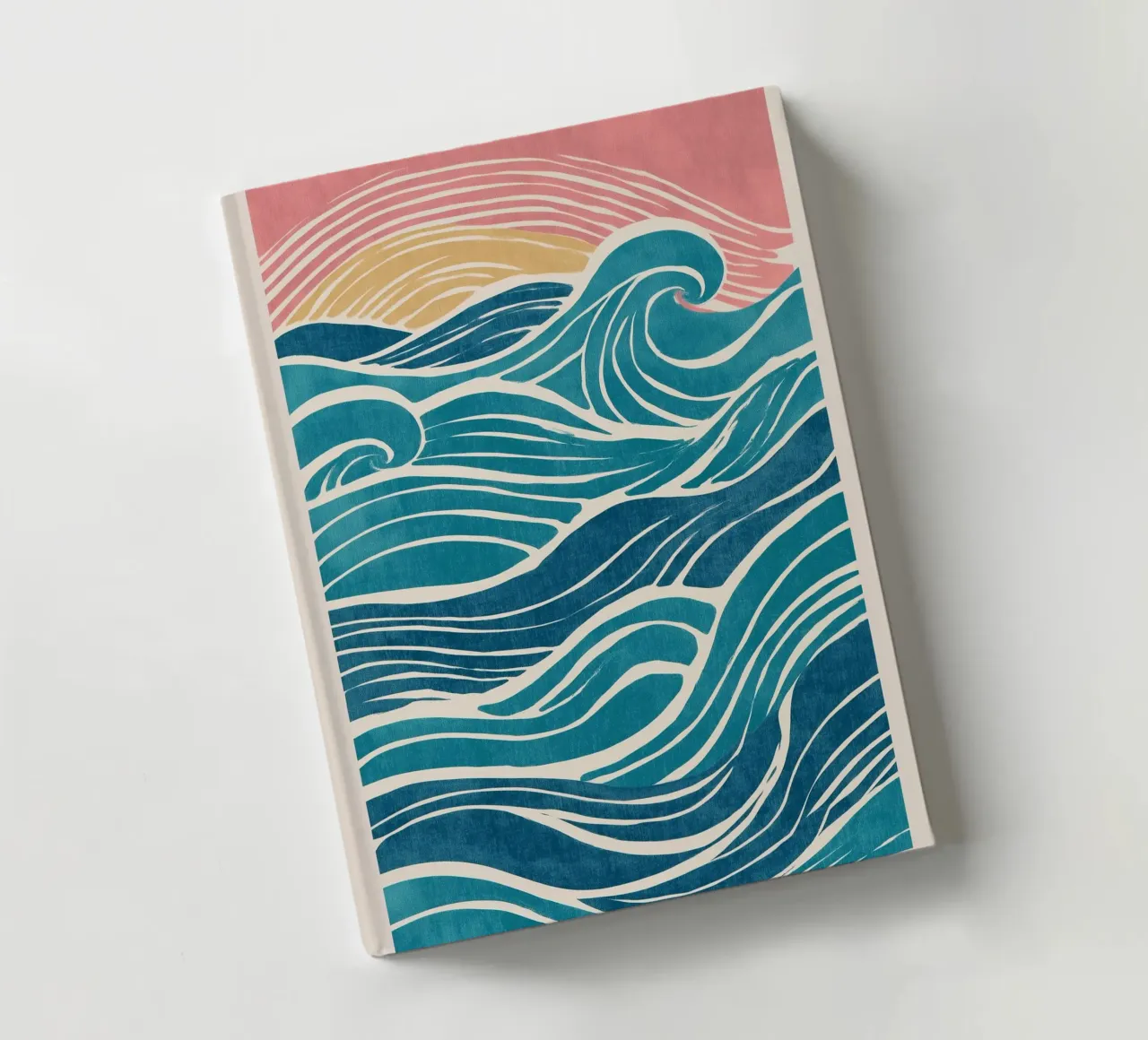 The Sun Beneath the Waves notebook by Clara August