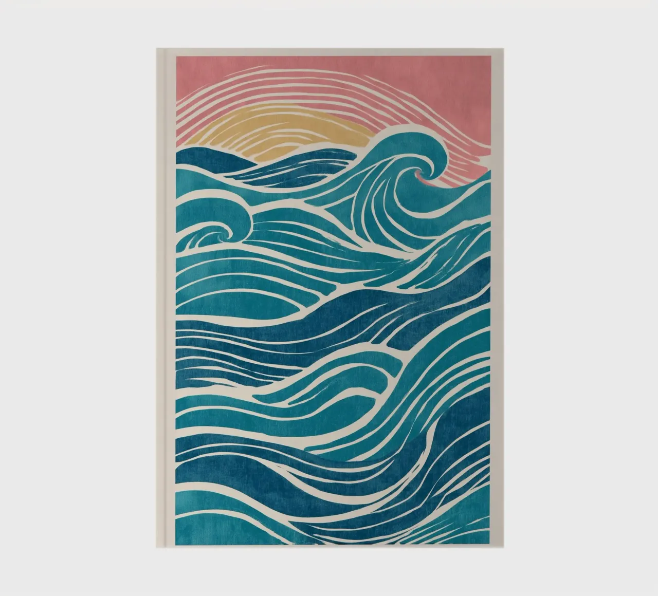 The Sun Beneath the Waves notebook by Clara August