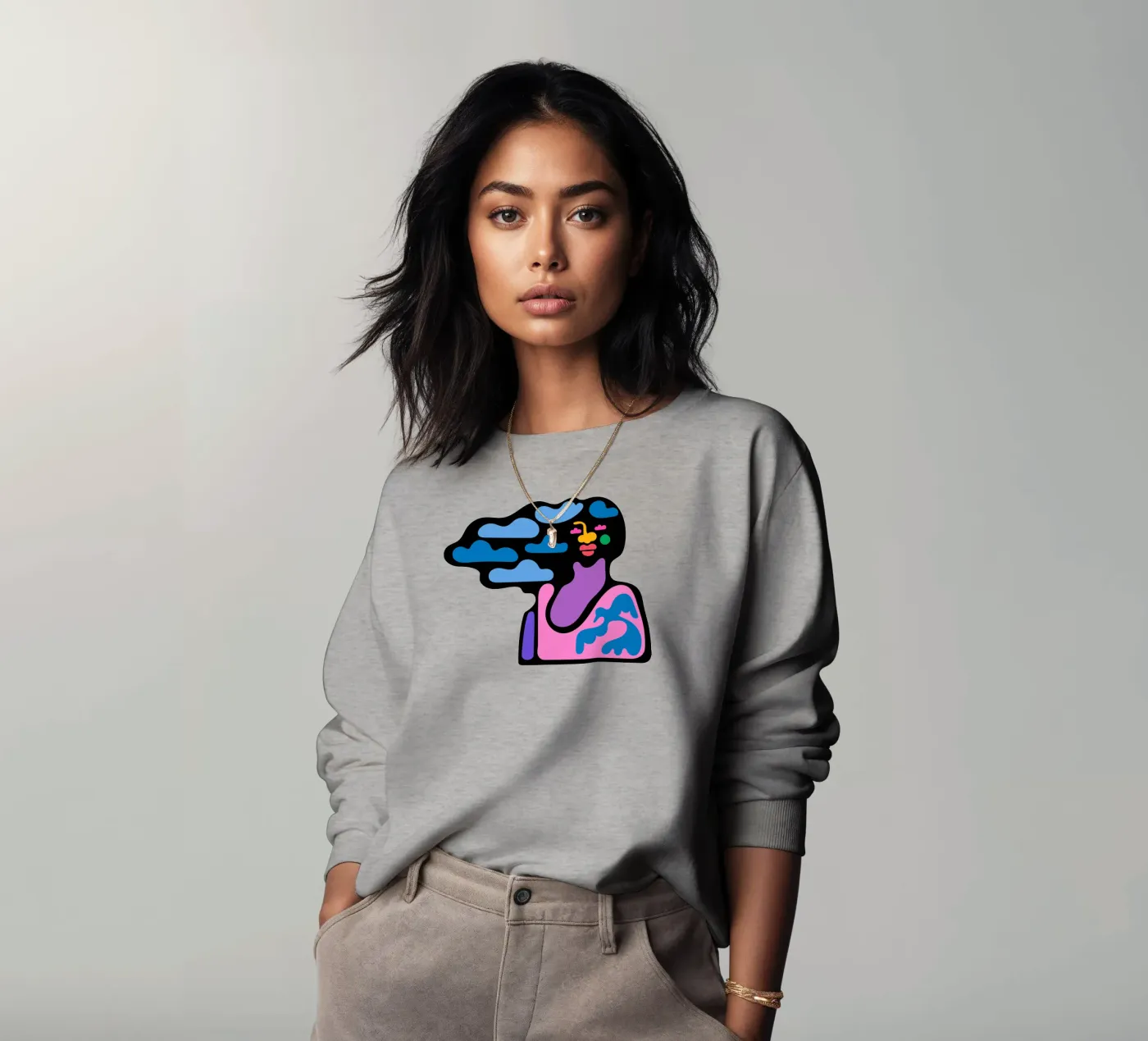 Cloudy sweatshirt by Portraits