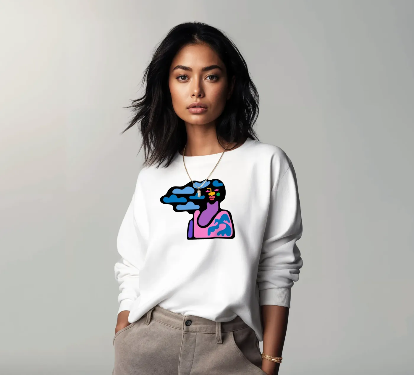Cloudy sweatshirt by Portraits