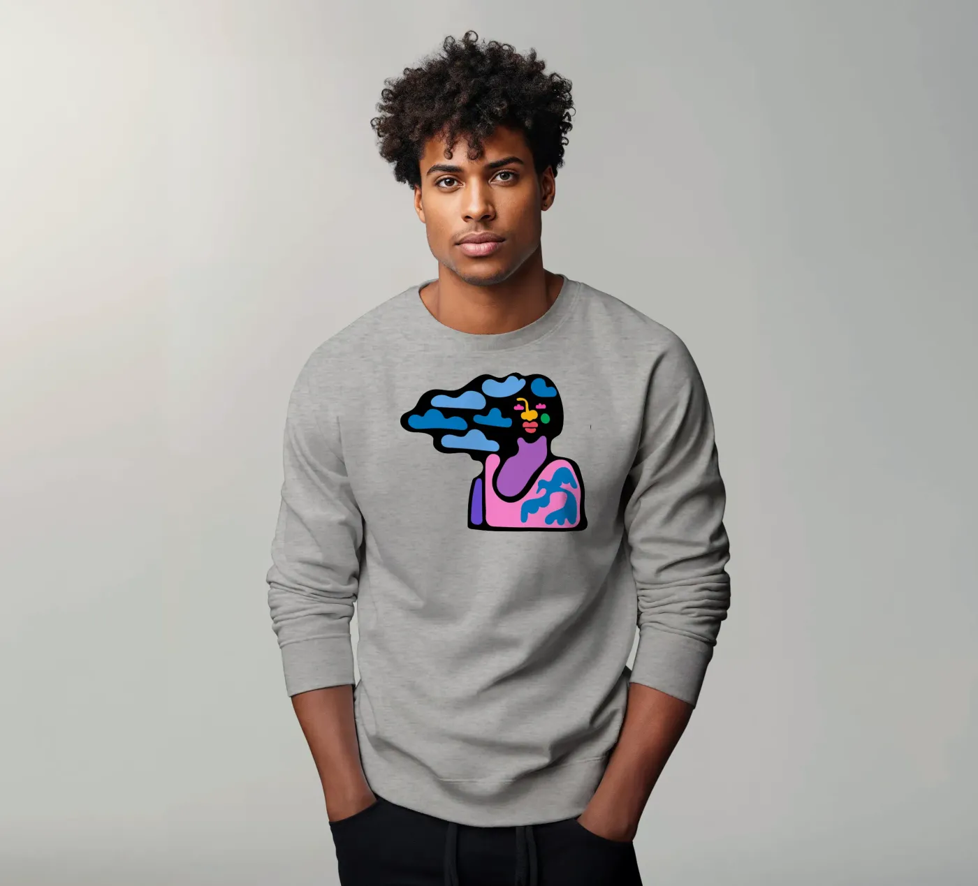 Cloudy sweatshirt by Portraits