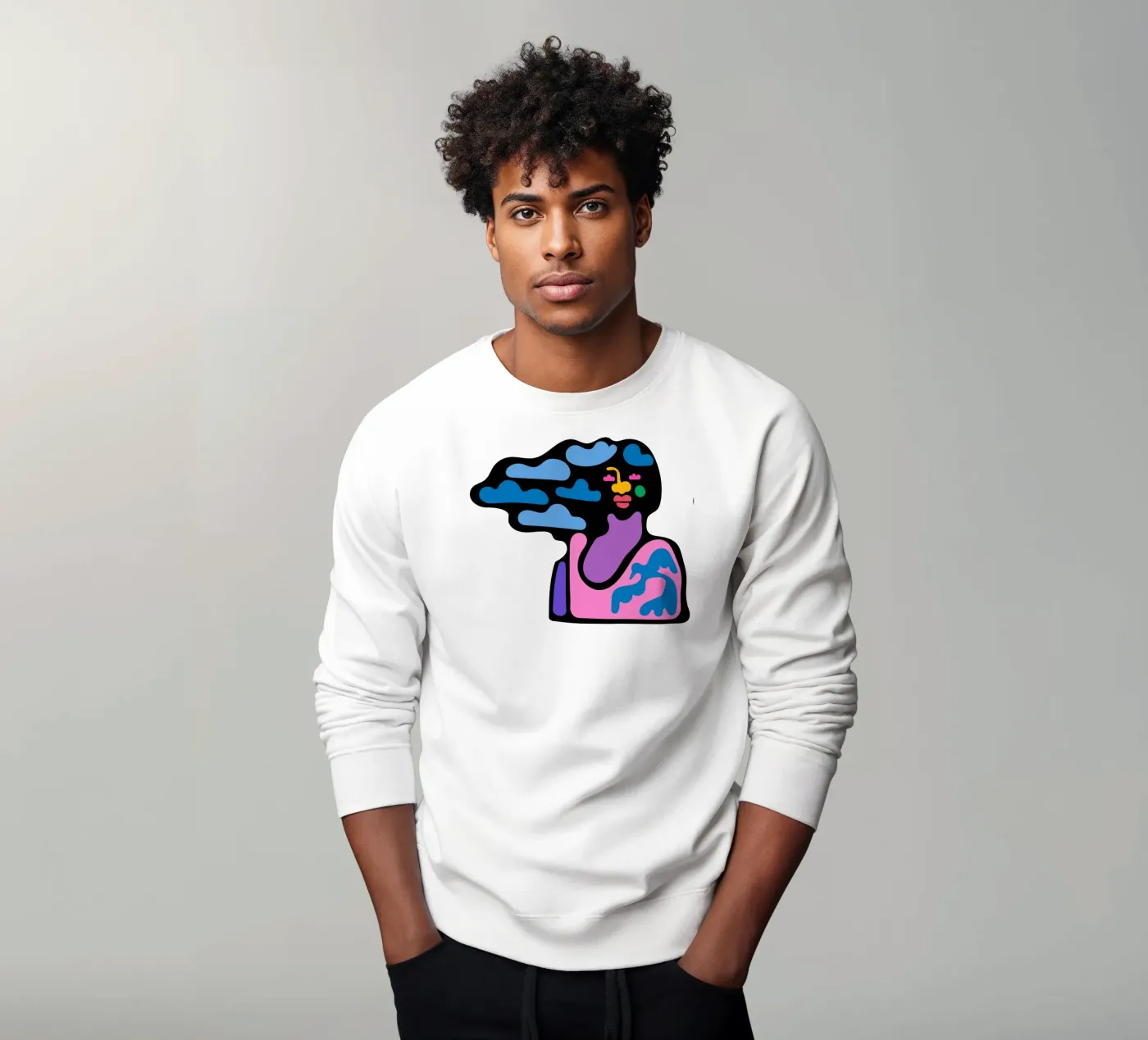 Cloudy sweatshirt by Portraits