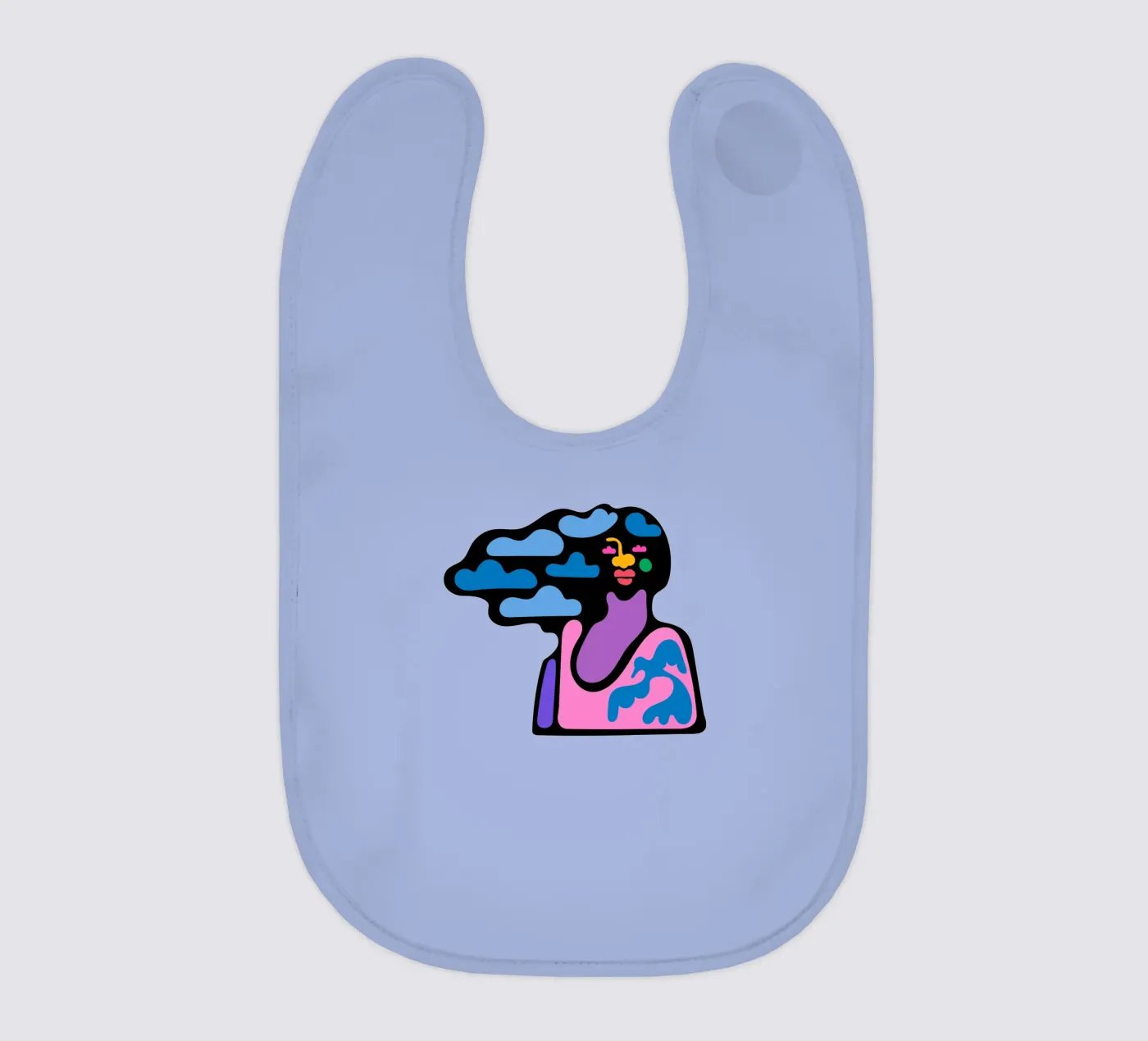 Bewölkt Babylätzchen von Portraits