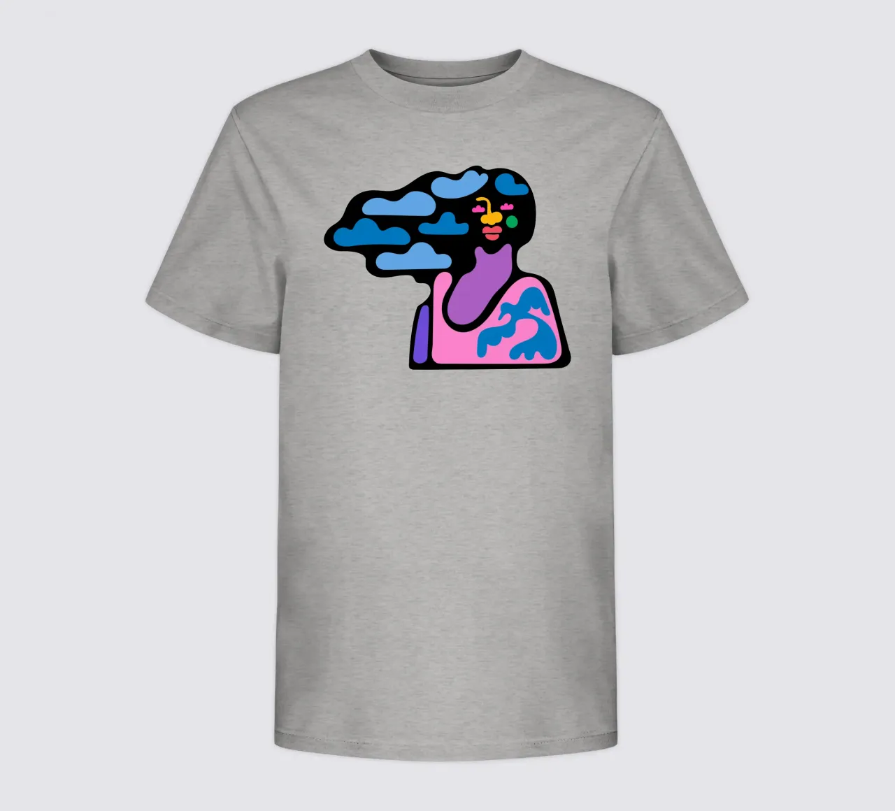 Bewolkt kinder t-shirt van Portraits