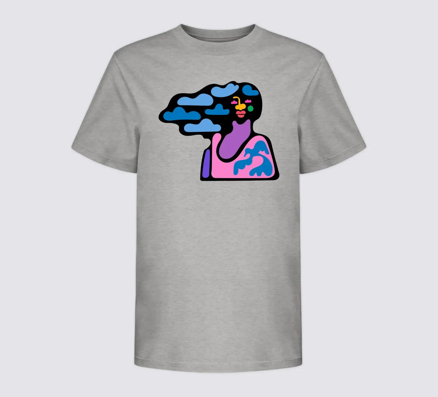 Cloudy t-shirt bambini da Portraits