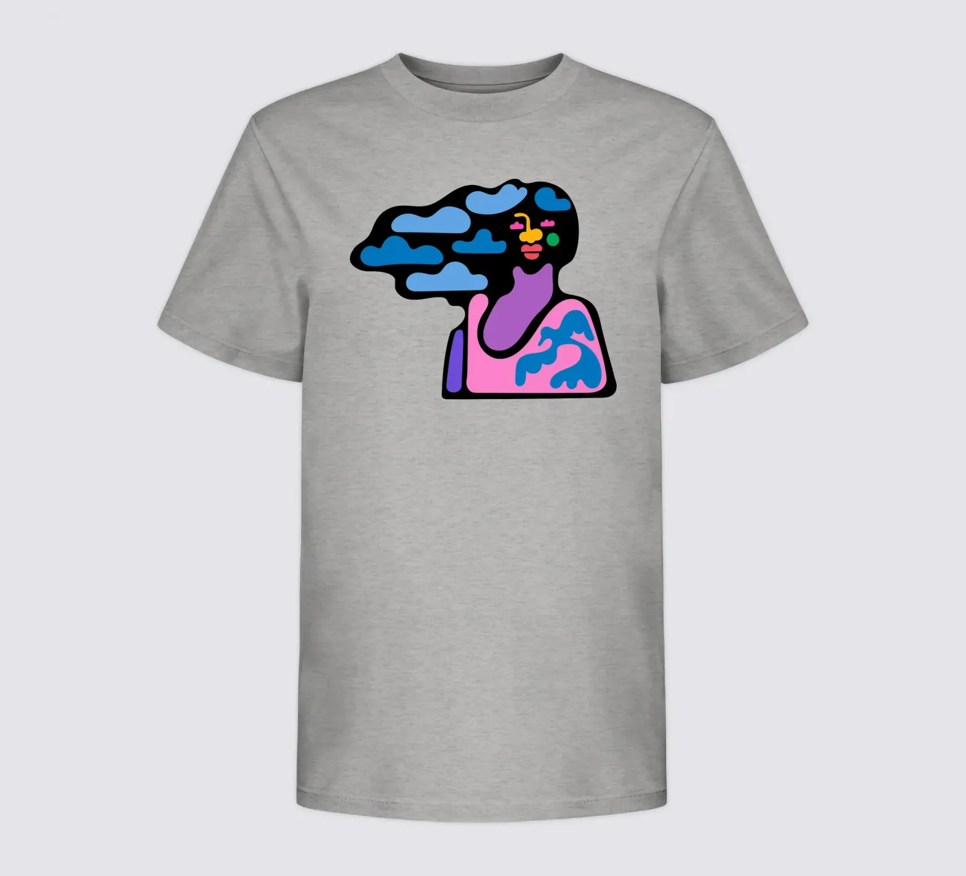 Nuvoloso t-shirt bambini da Portraits