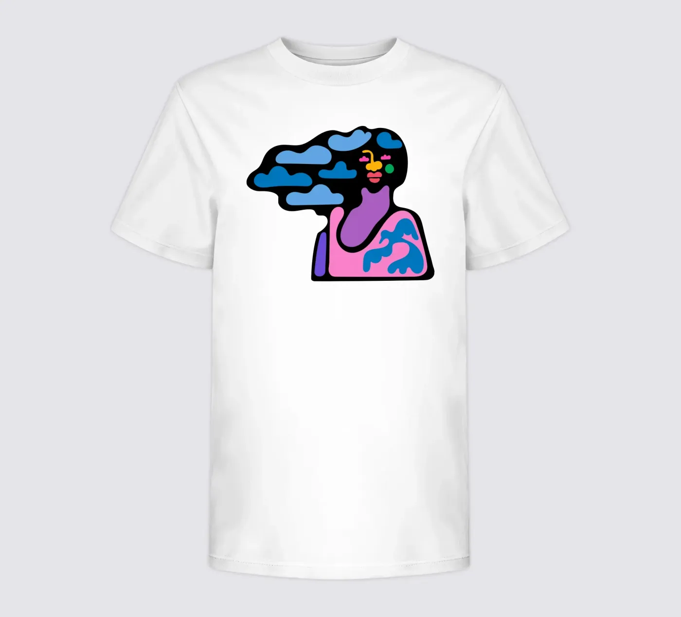 Cloudy t-shirt bambini da Portraits