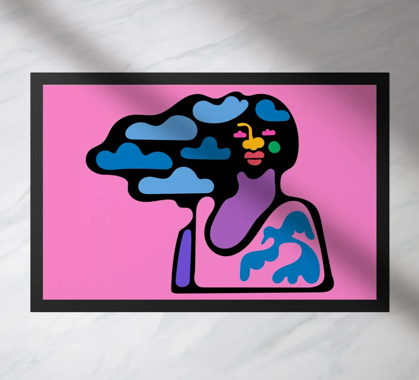 Cloudy doormat by Portraits
