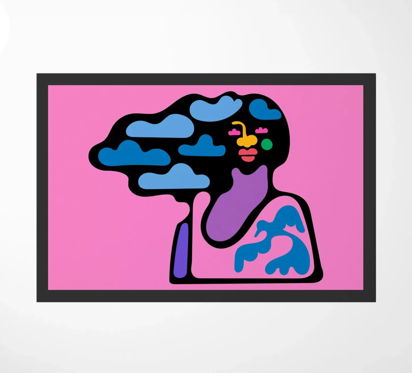 Cloudy doormat by Portraits