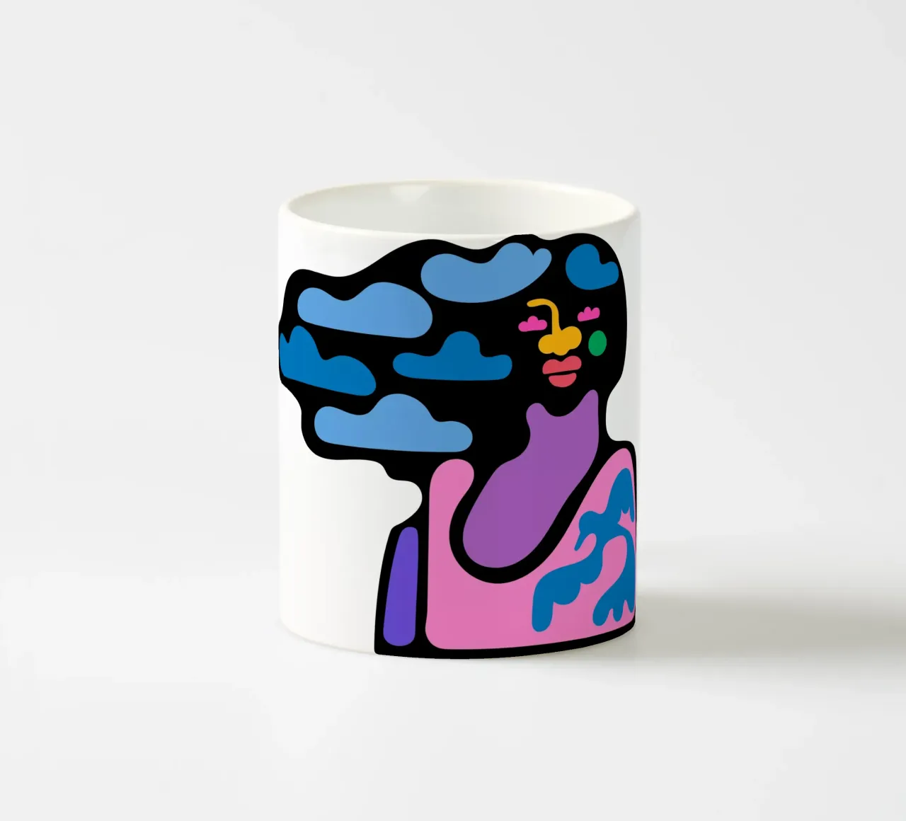 Cloudy ceramic mug by Portraits