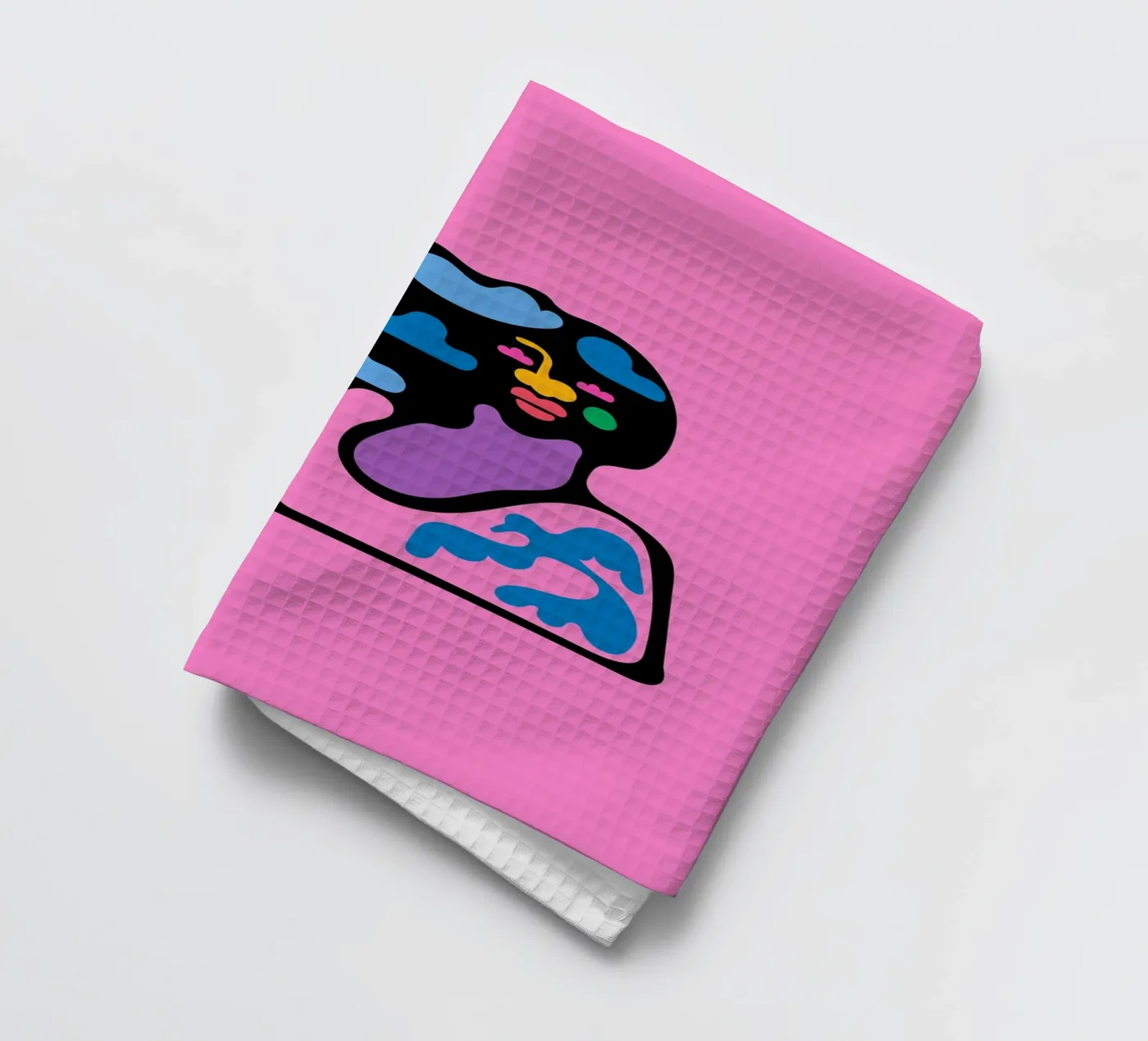 Cloudy tea towel by Portraits