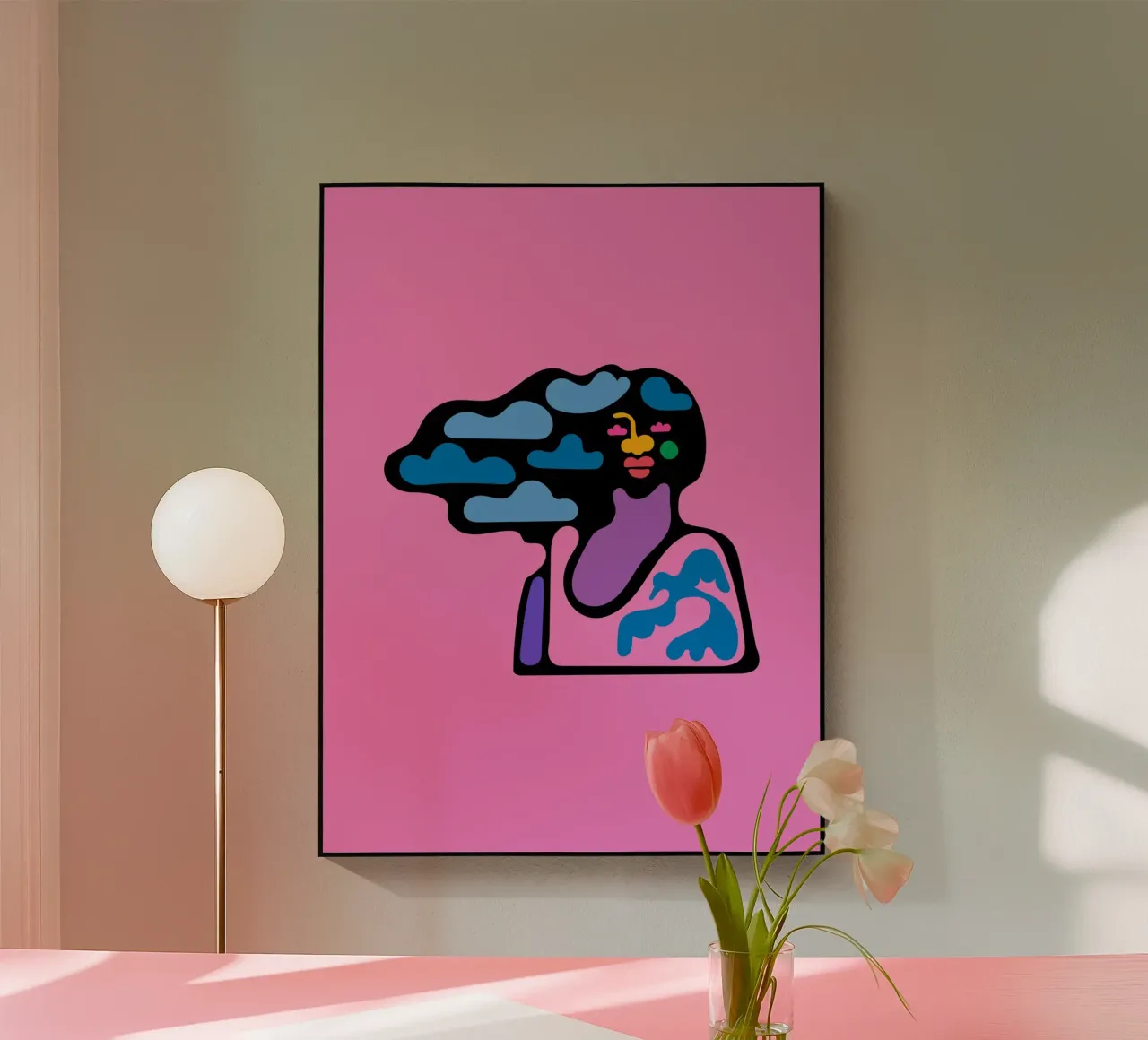 Nuvoloso plexiglass da Portraits