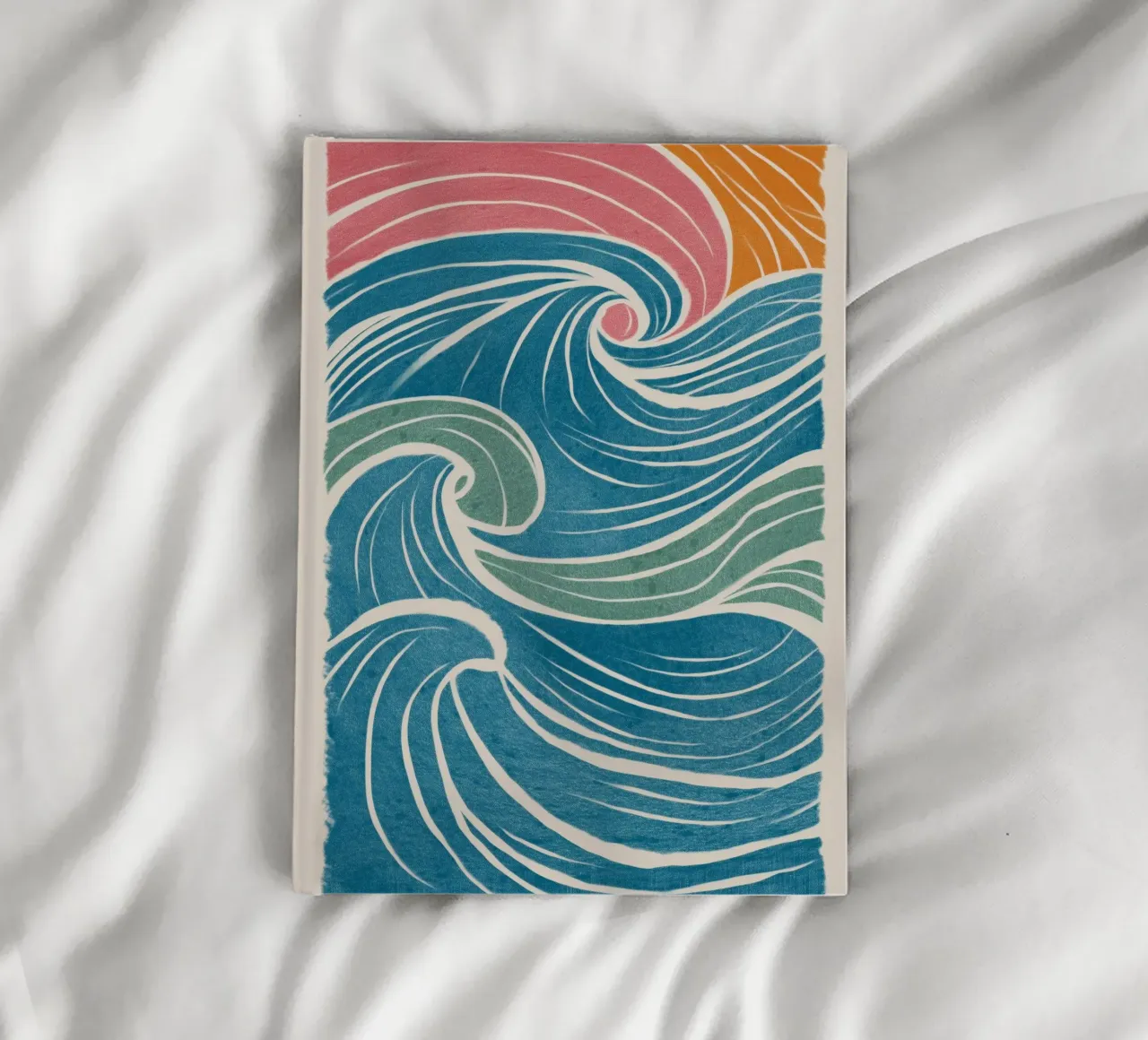 The Shape of the Sea notebook by Clara August