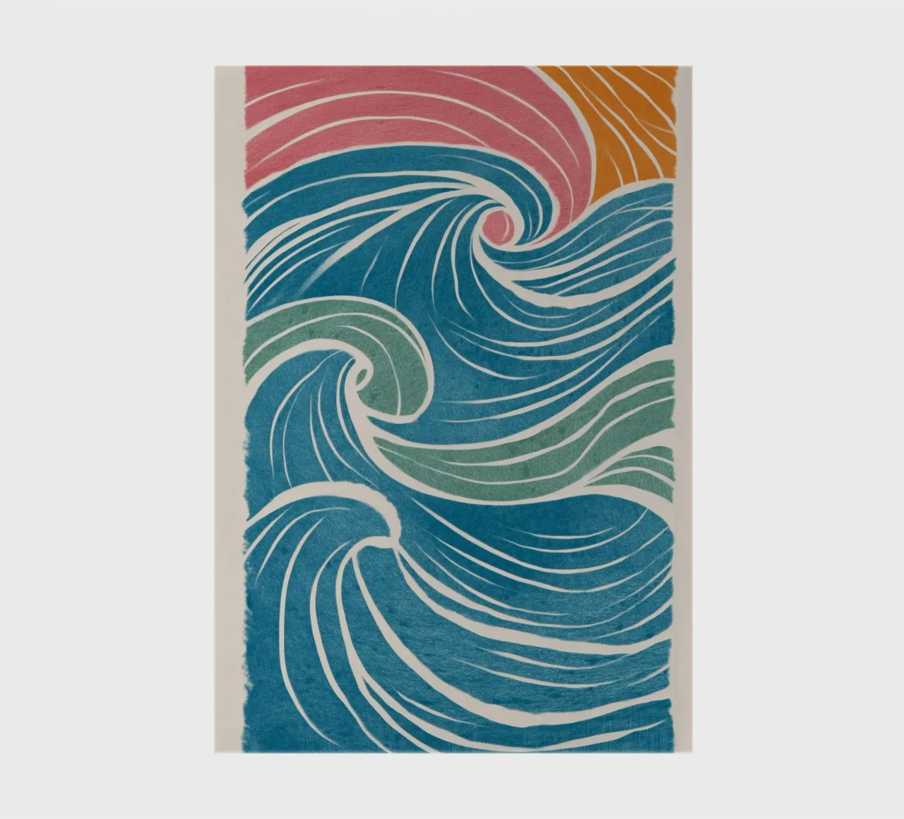 The Shape of the Sea notebook by Clara August