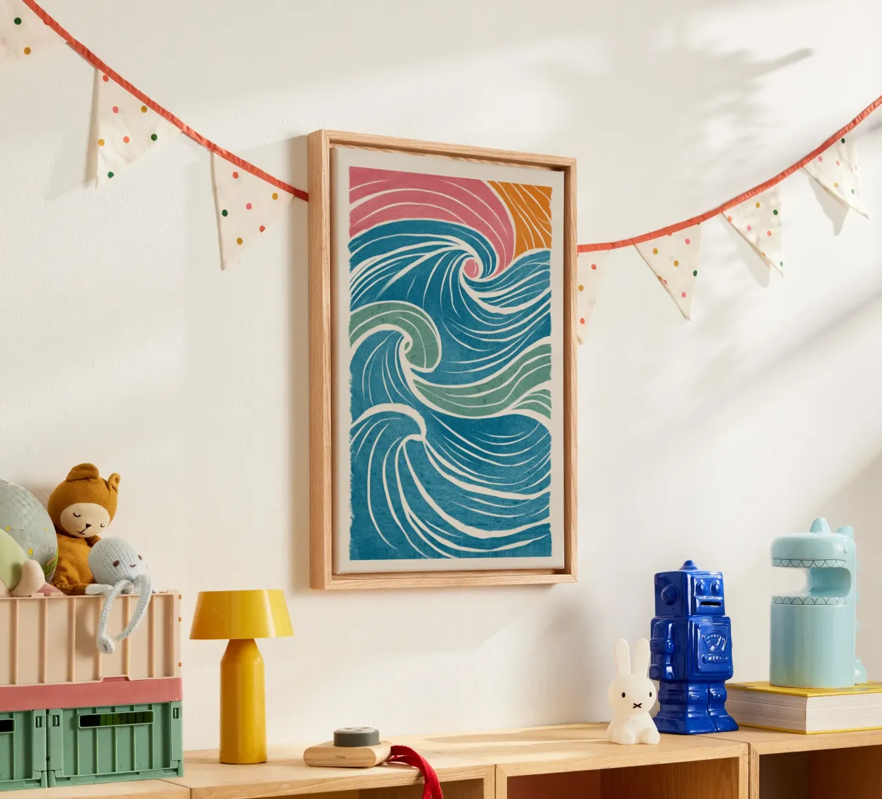 The Shape of the Sea tela da Clara August