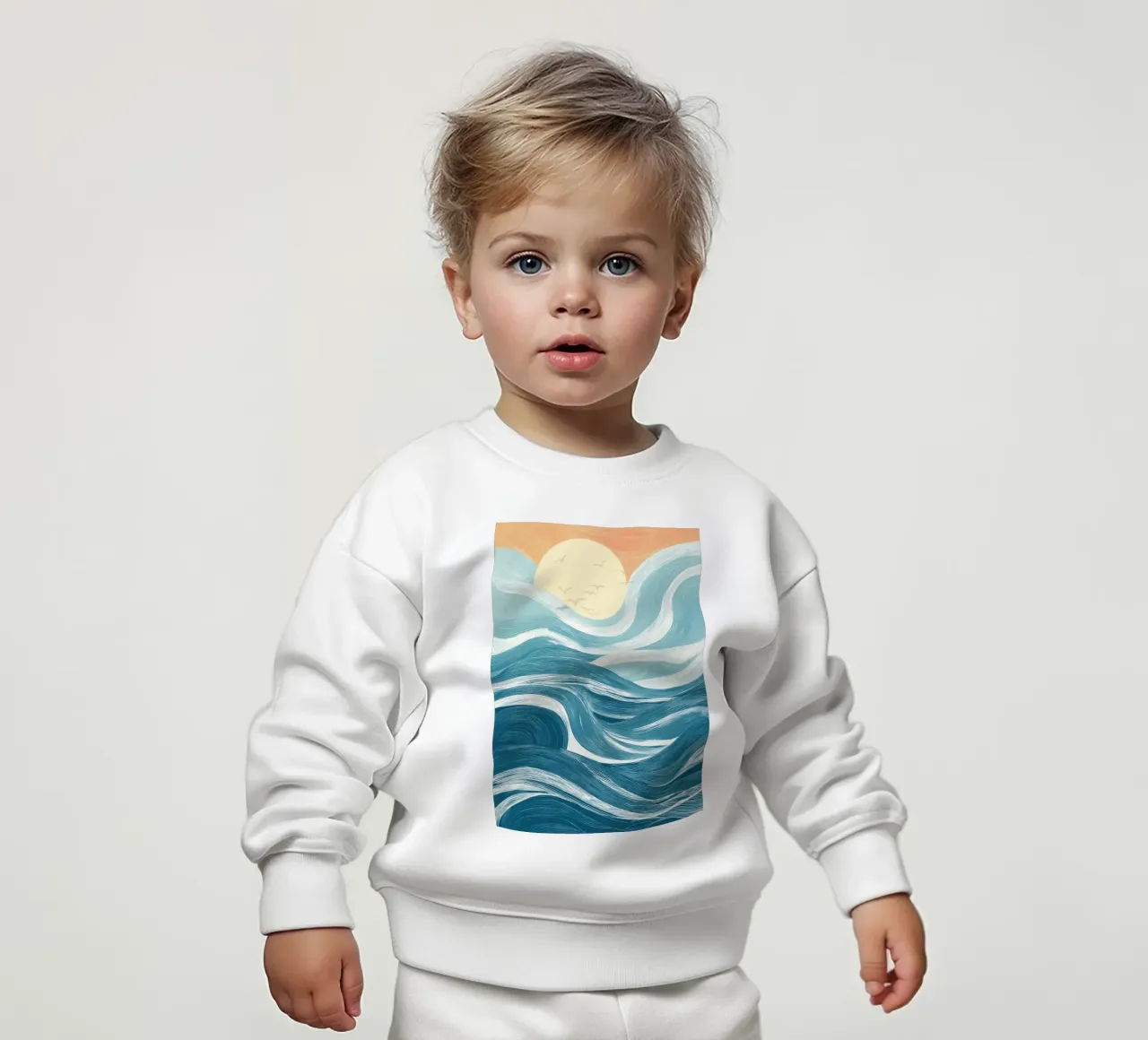 Carried by the Sea felpa neonato da Clara August