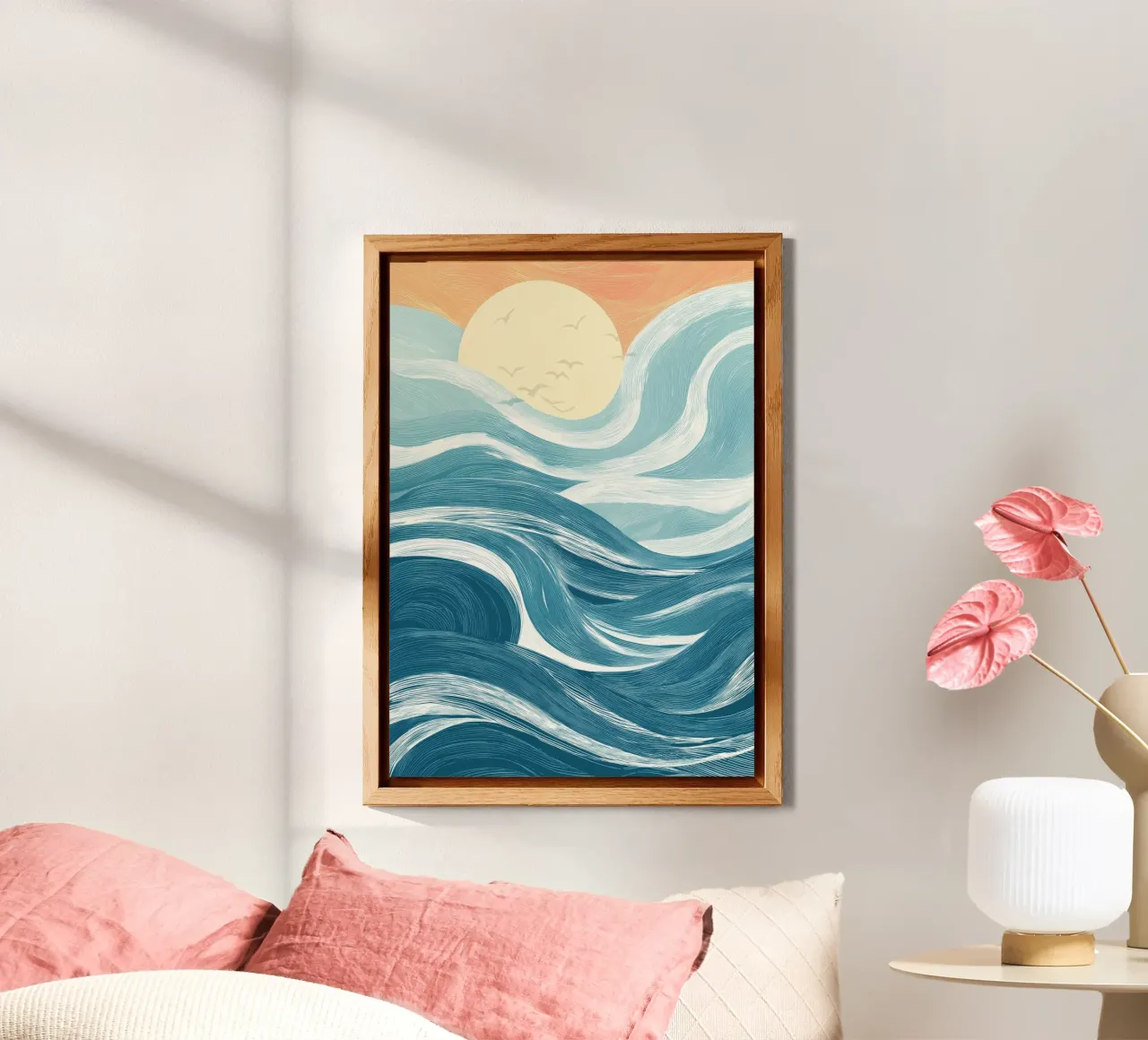 Carried by the Sea alu-dibond by Clara August