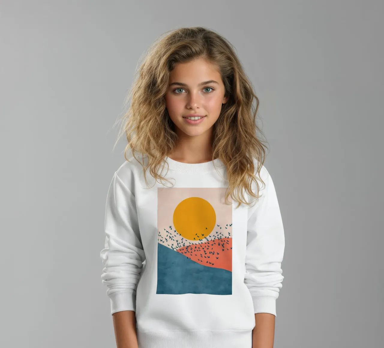 Golden Hours, Soft Departures felpa bambino da Clara August
