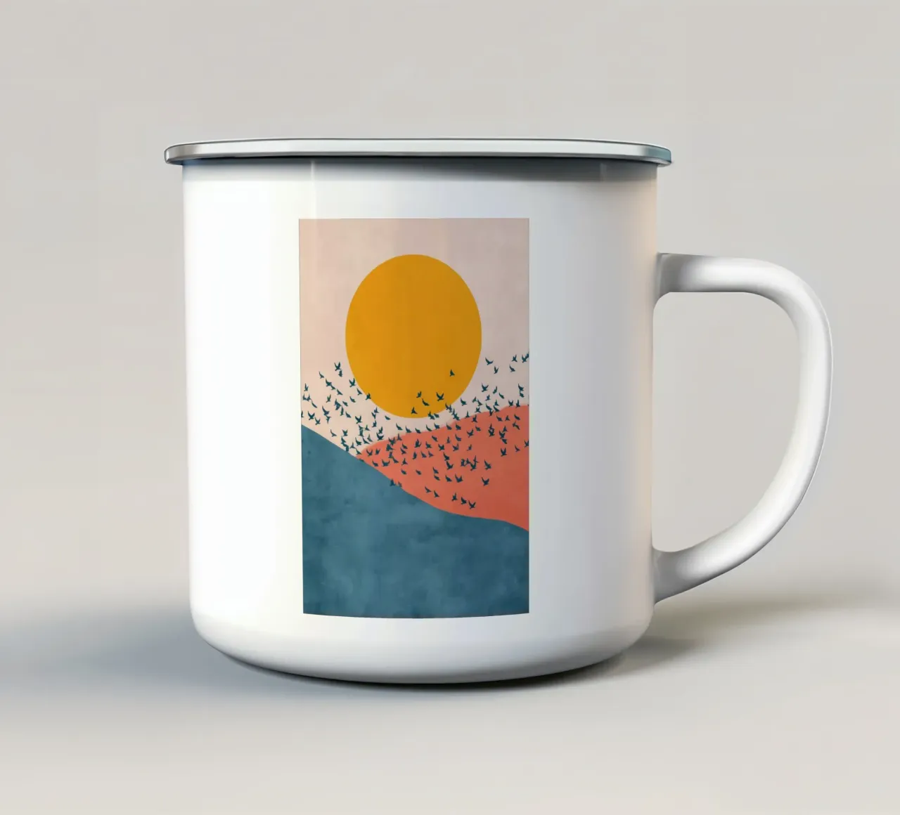 Golden Hours, Soft Departures tazza in smalto da Clara August