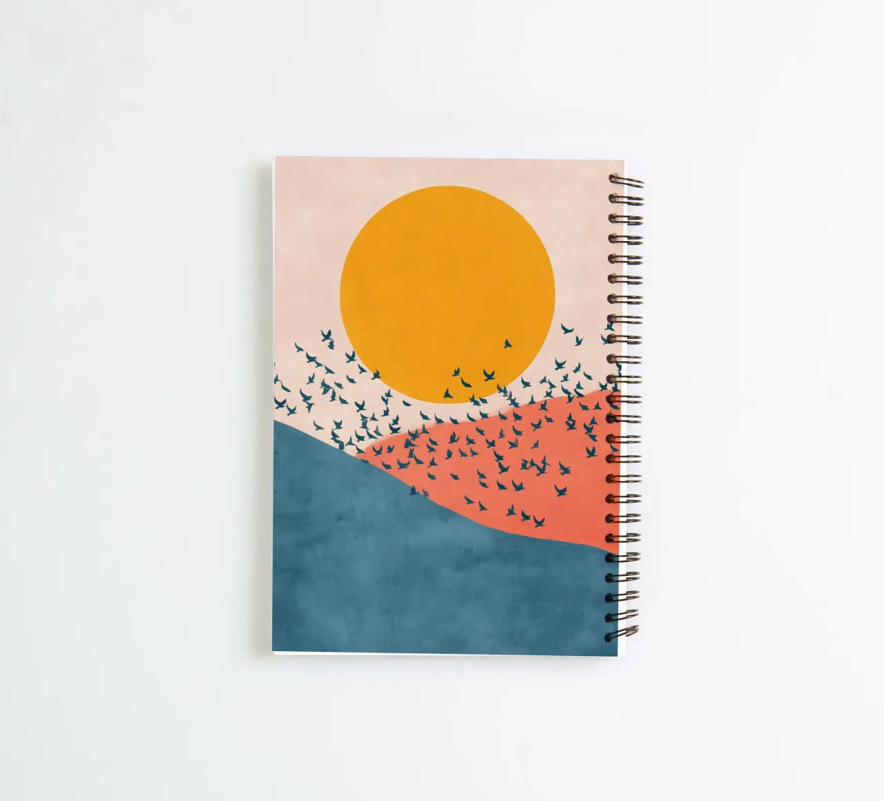 Golden Hours, Soft Departures spiral notebook by Clara August