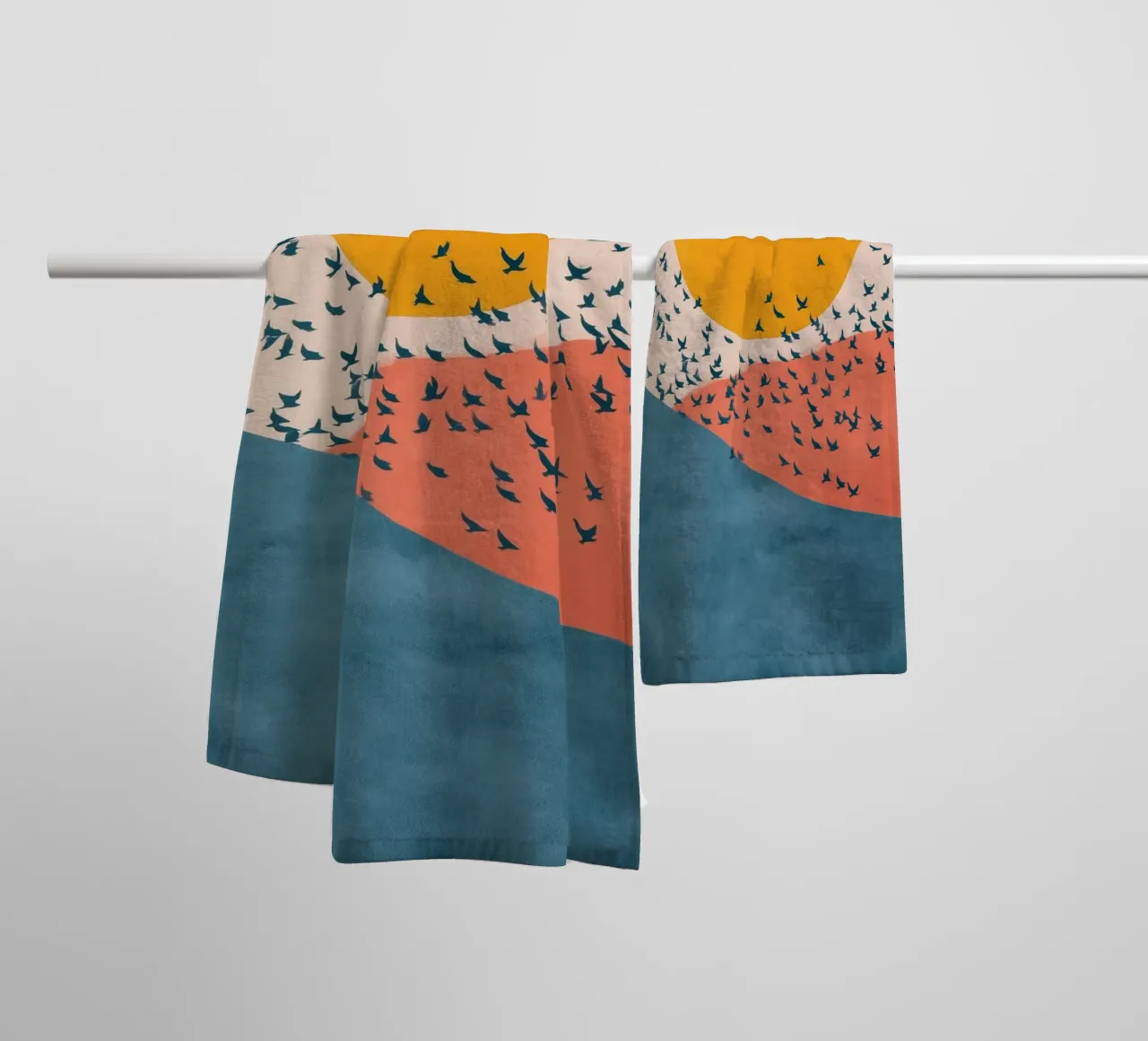 Golden Hours, Soft Departures towel by Clara August