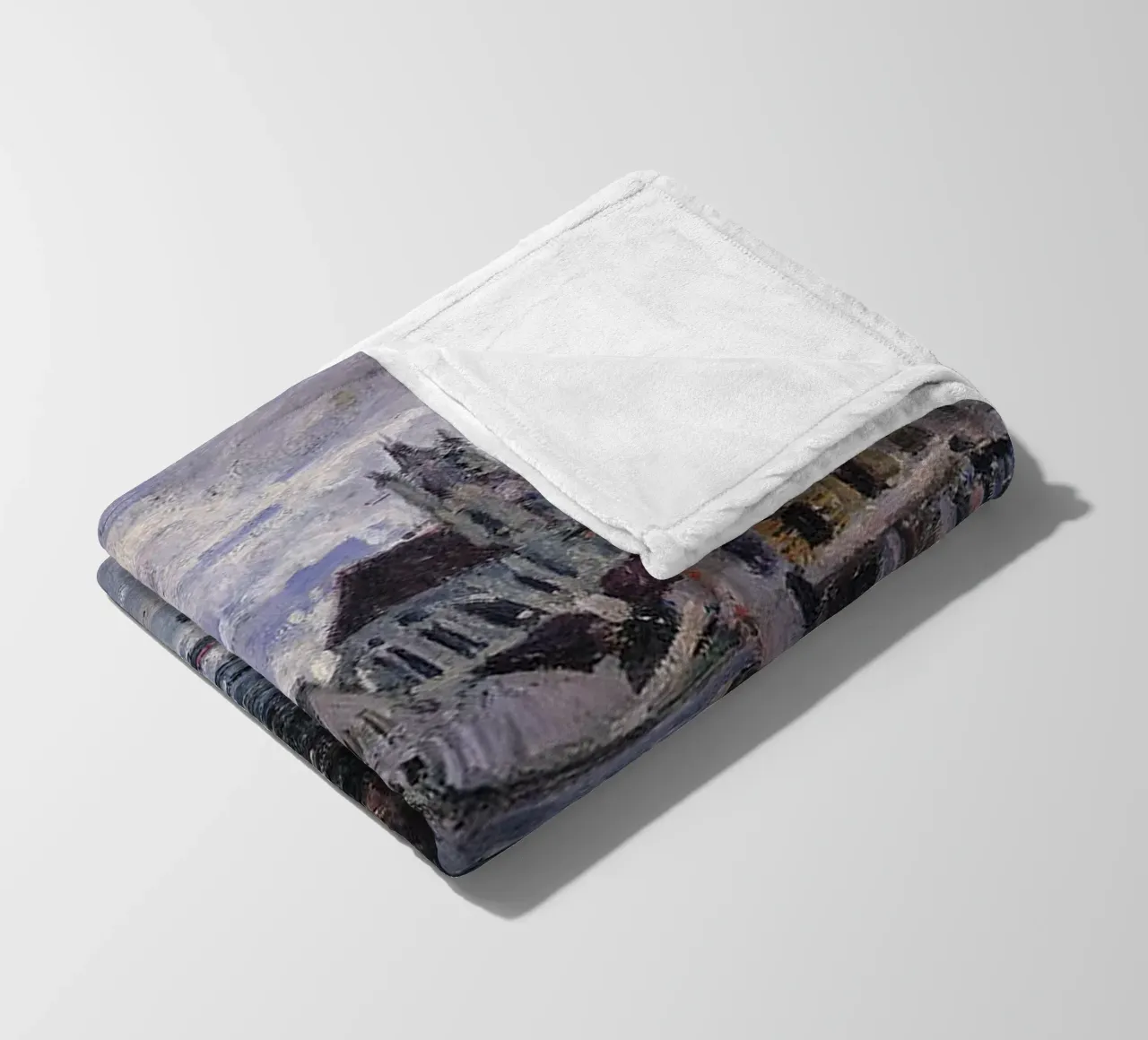 Il ponte di Moret sur Loing di Alfred Sisley coperta in pile da RodneyArt