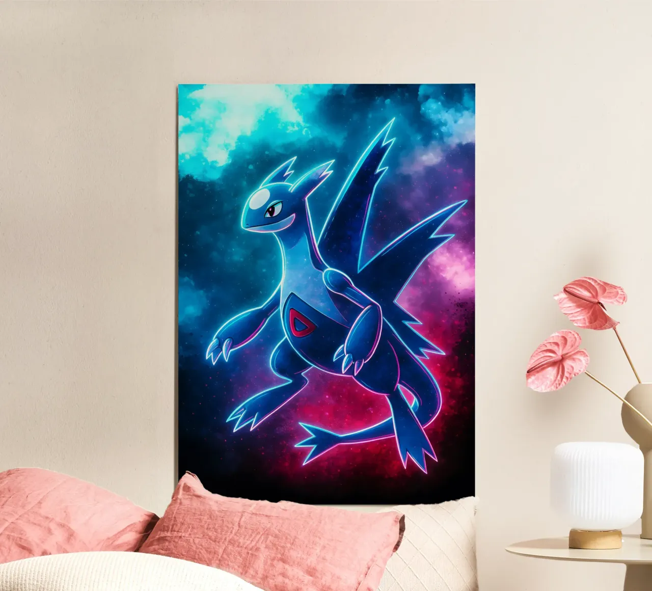 Soul Of Pokemon Latios poster con telaio in alluminio da DGSoulheroes