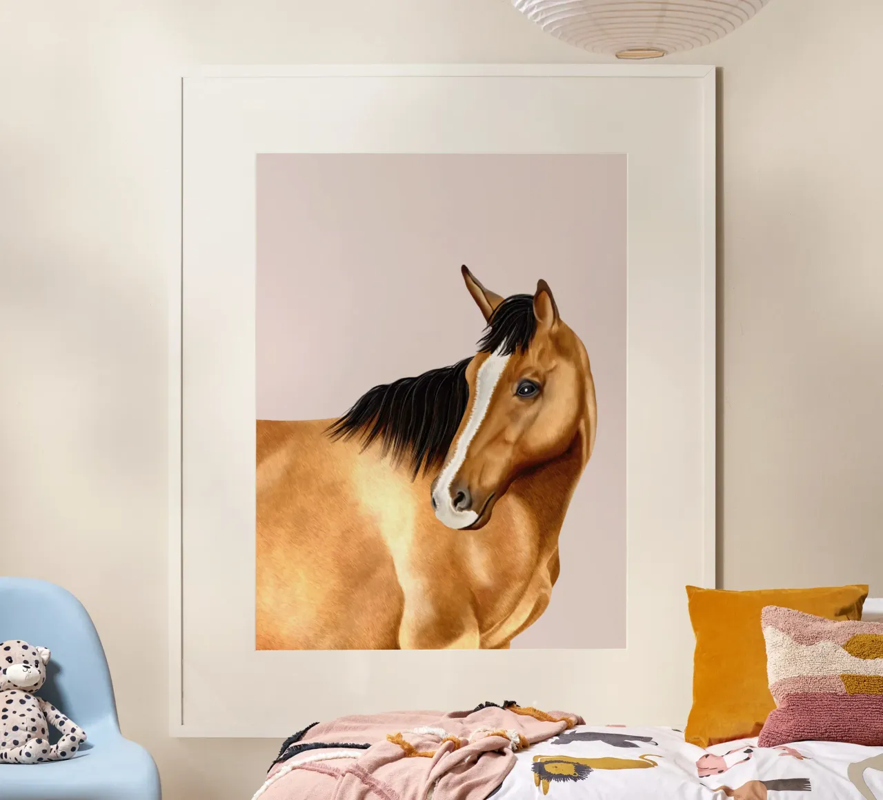 Hannoveraner Portrait poster da Moonlit Illustrations