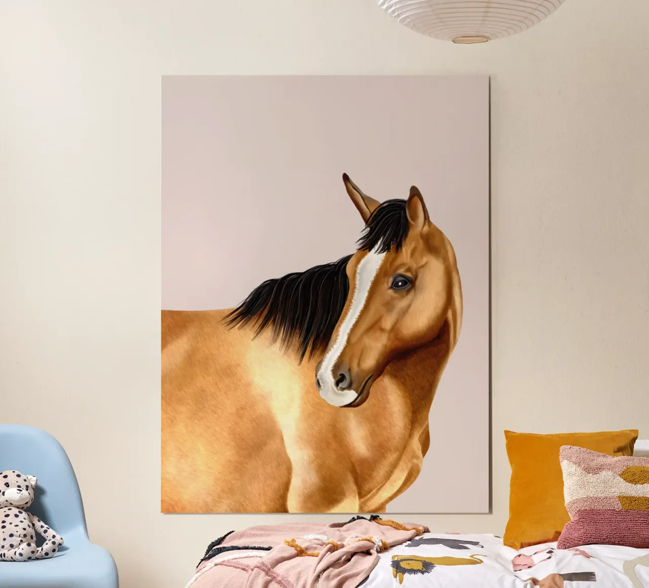 Hannoveraner Portrait poster da Moonlit Illustrations