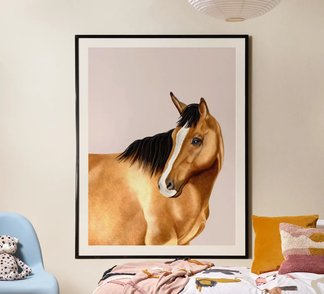 Hannoveraner Portrait poster da Moonlit Illustrations