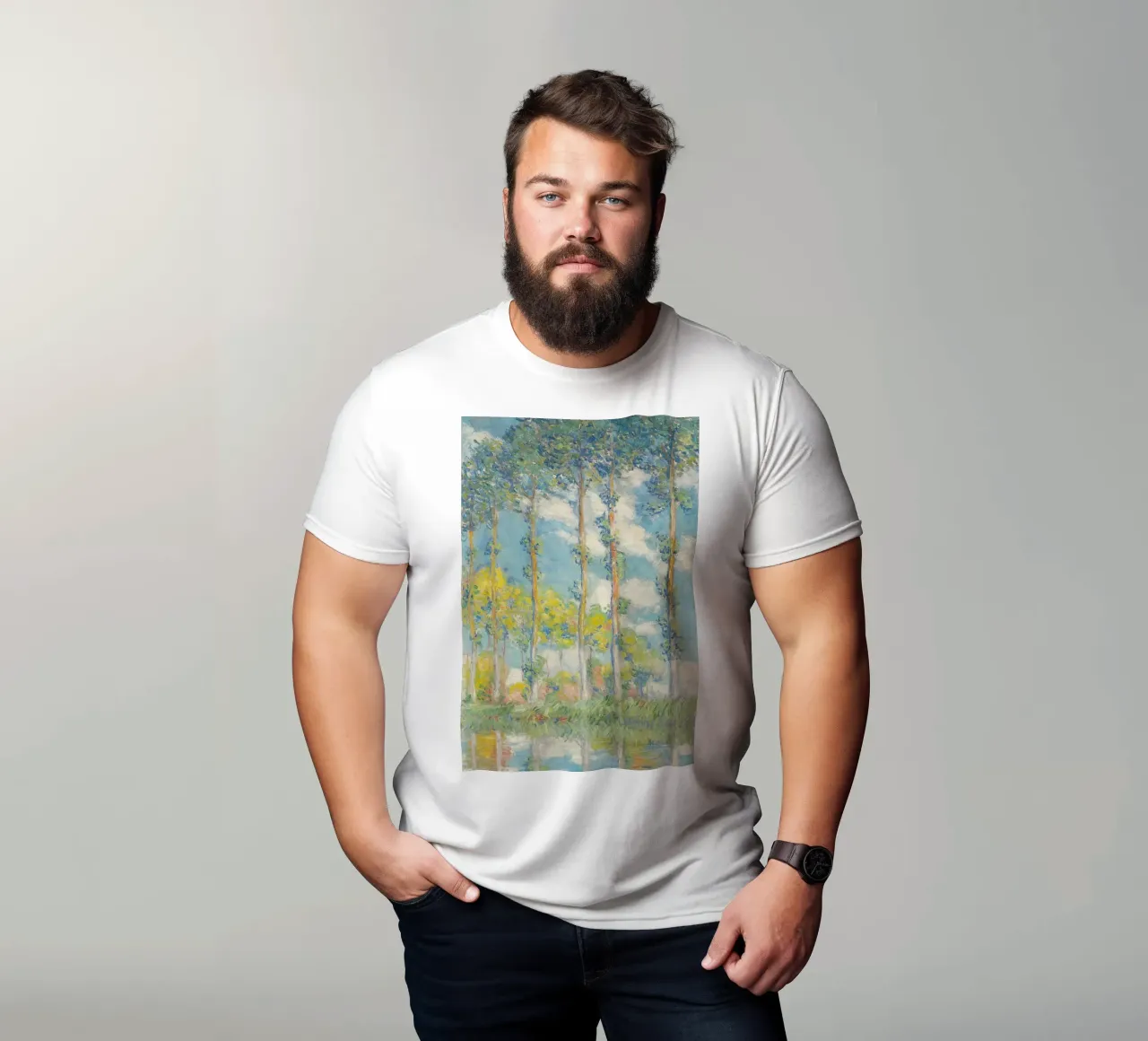 I Pioppi, 1891 t-shirt da RodneyArt