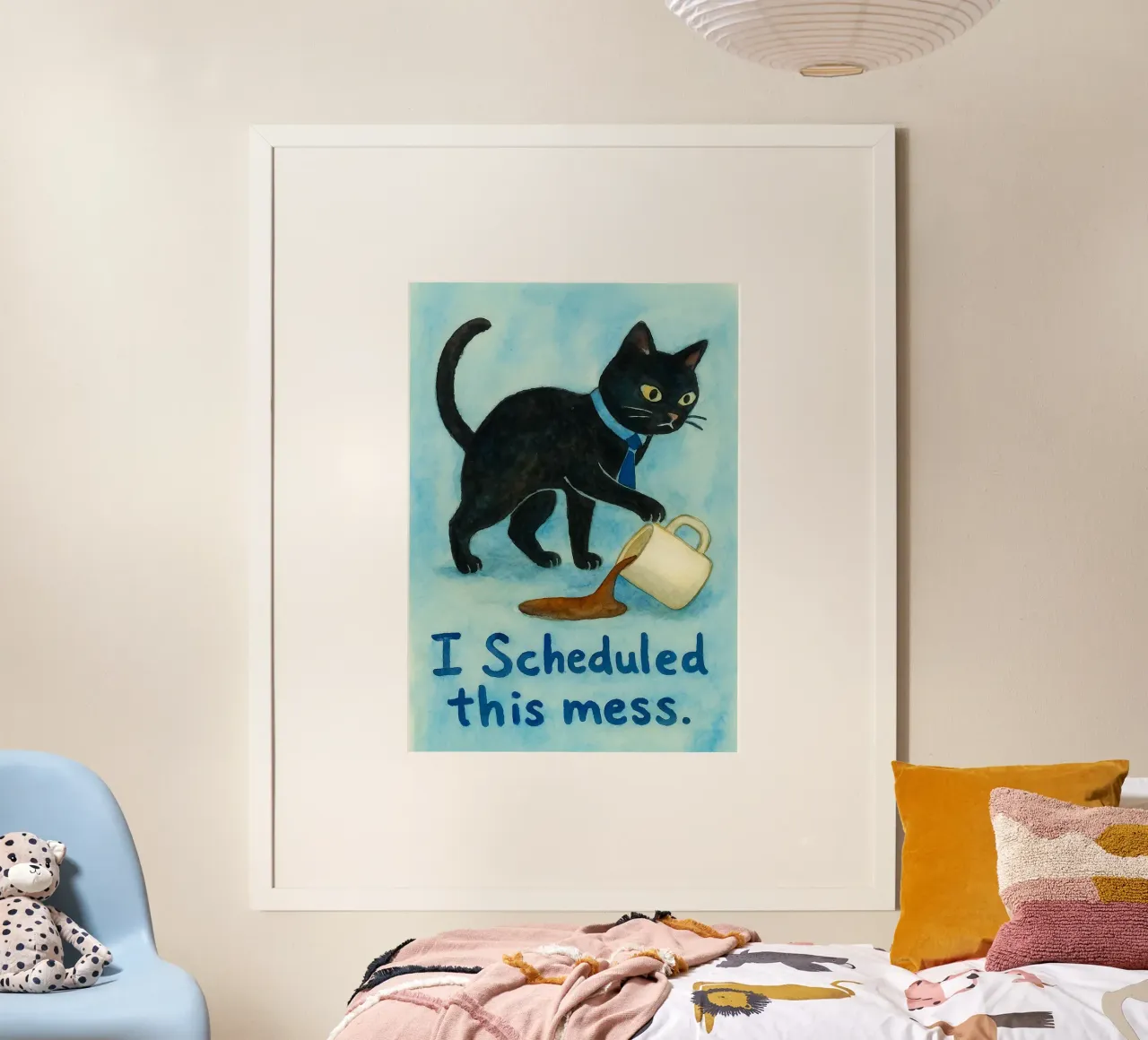 he programado este lío gato pintura hahnemühle de Goldend