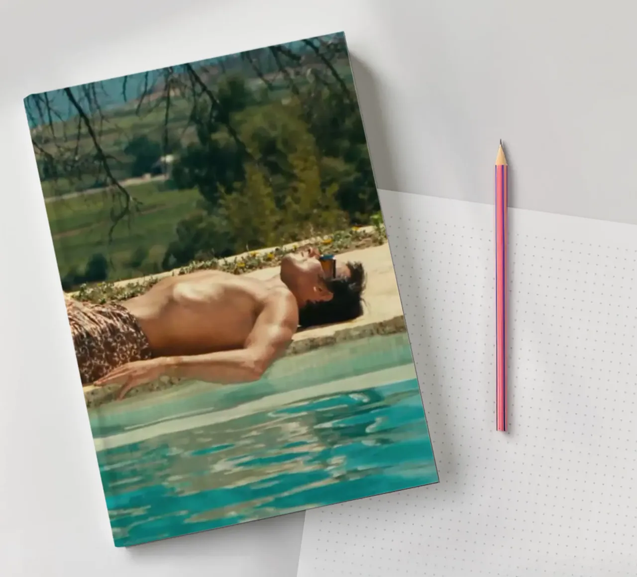 La Piscine Everyone into the pool notebook by Queenshop