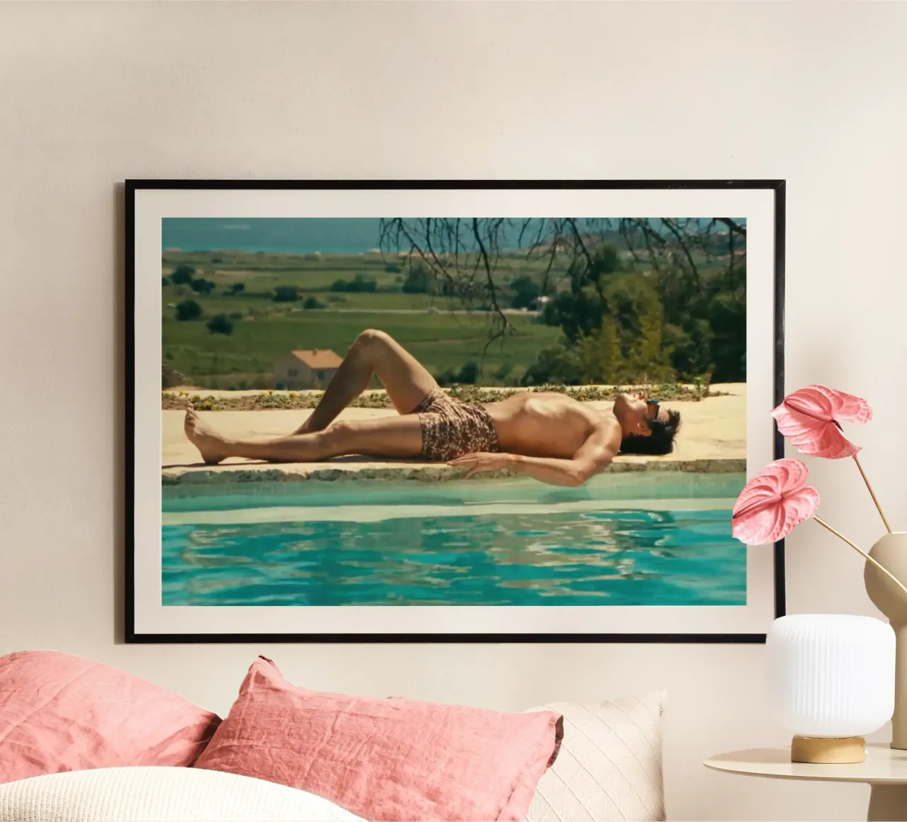 La Piscine Tutti in piscina poster da Queenshop