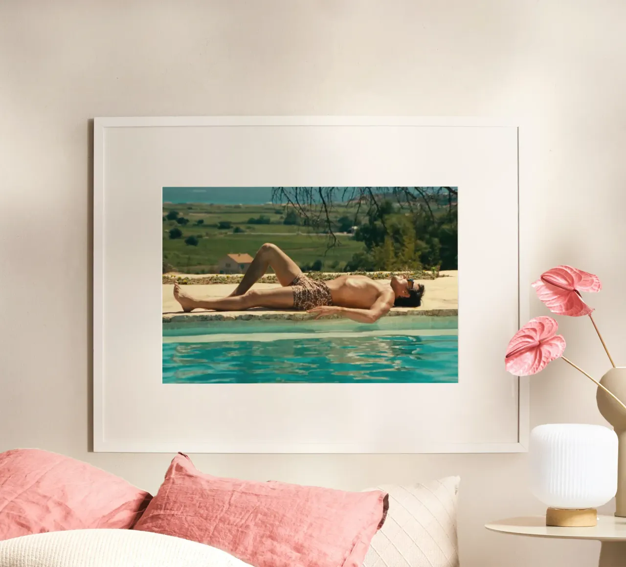 La Piscine Tutti in piscina poster da Queenshop