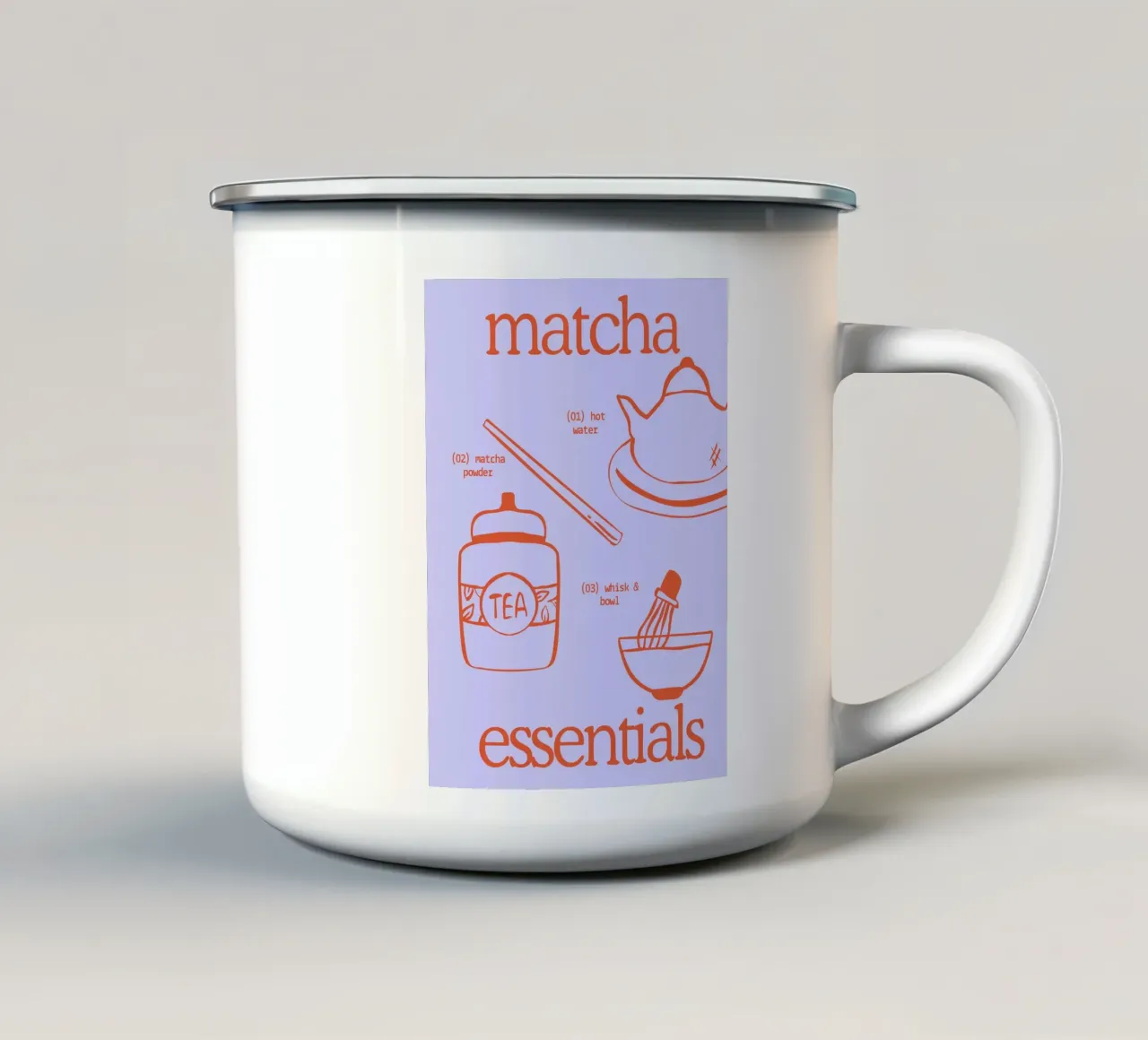 Matcha Time tazza in smalto da Dreamer10