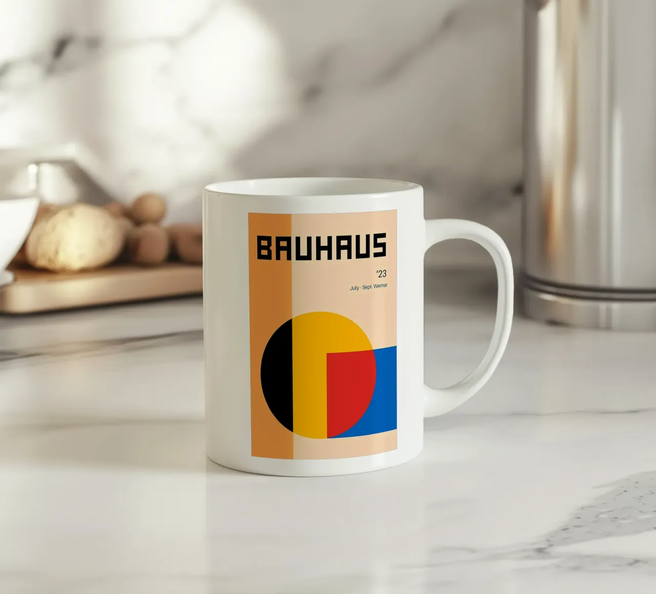 Bauhaus tazza in ceramica da Kale