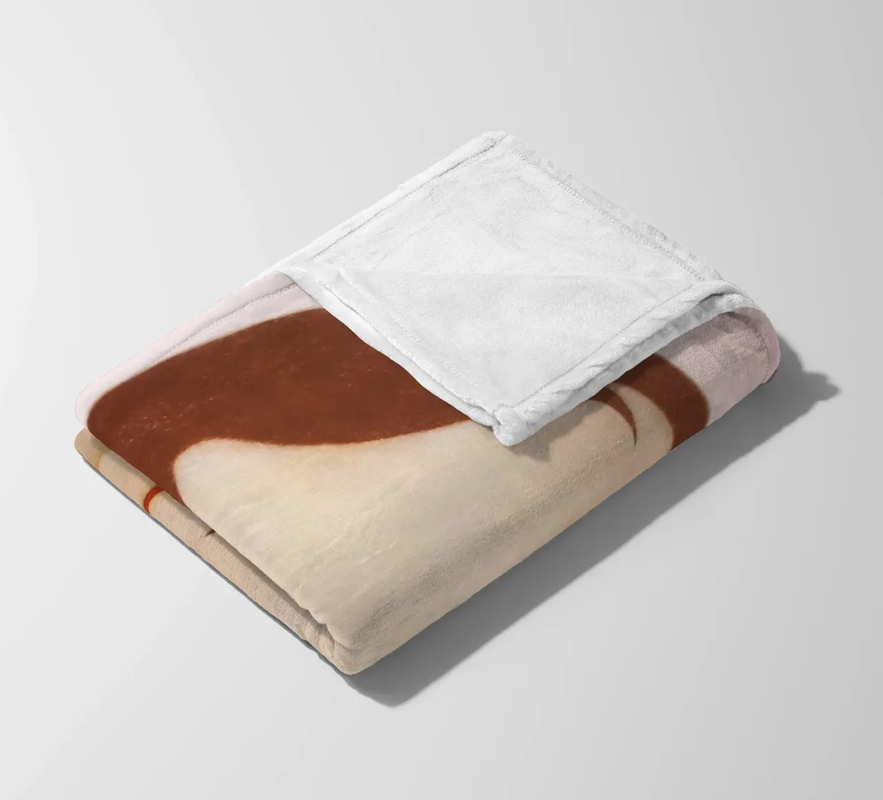 ragazza nara occhi chiusi coperta in pile da vickiropaint