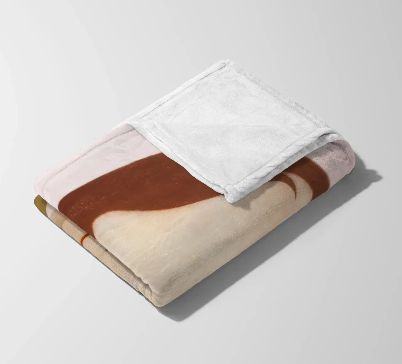ragazza nara occhi chiusi coperta in pile da vickiropaint