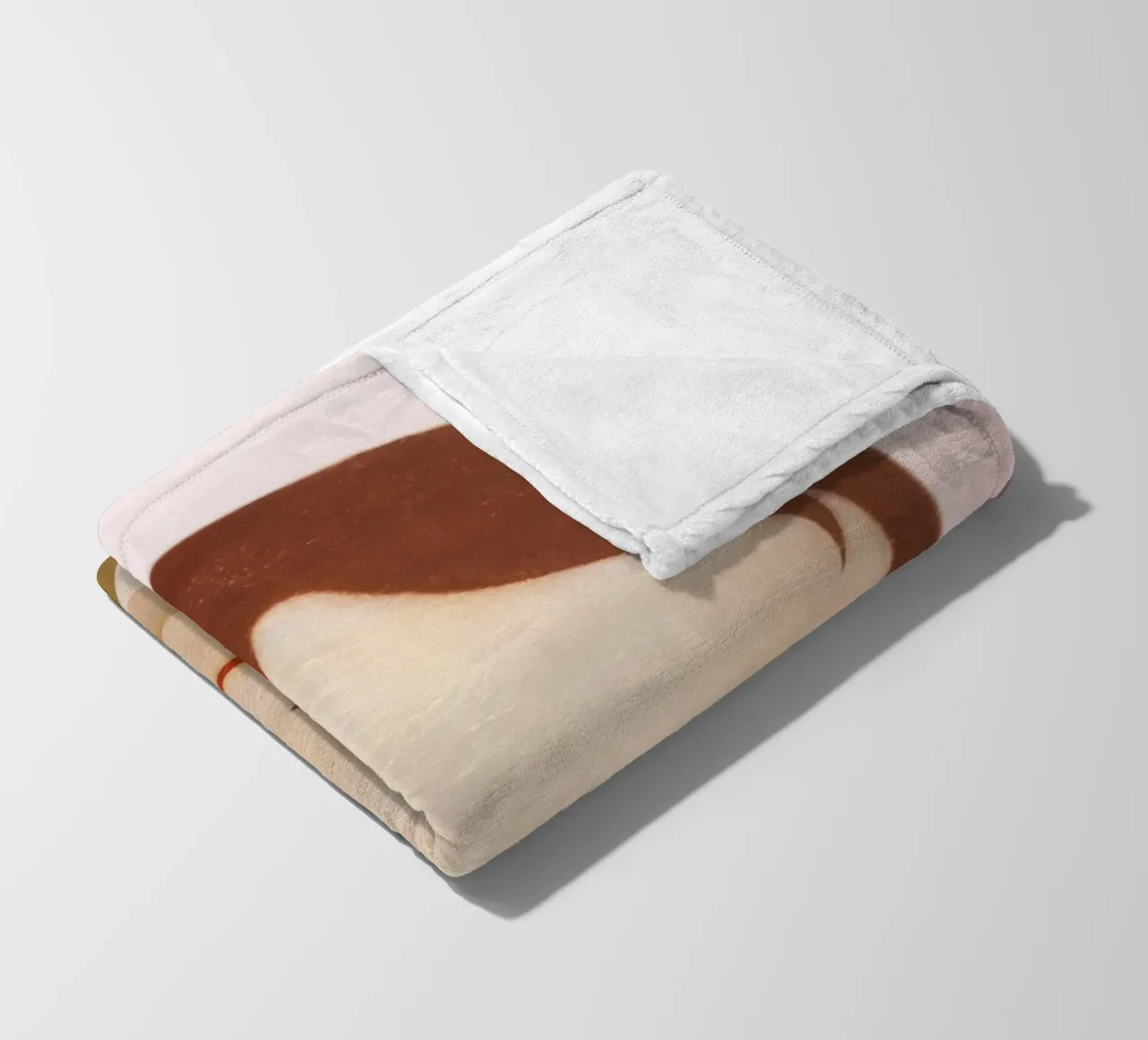 ragazza nara occhi chiusi coperta in pile da vickiropaint