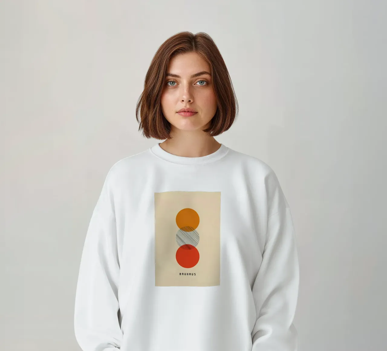 Cerchi colorati Bauhaus felpa da Sigurd
