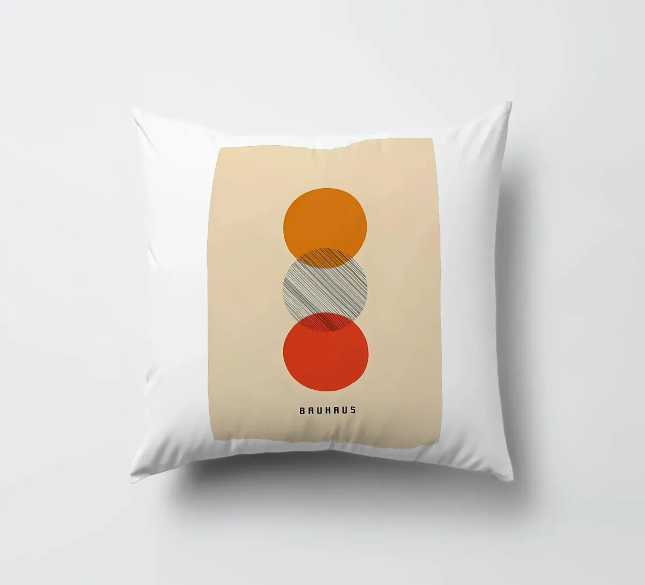 Cerchi colorati Bauhaus cuscino da Sigurd