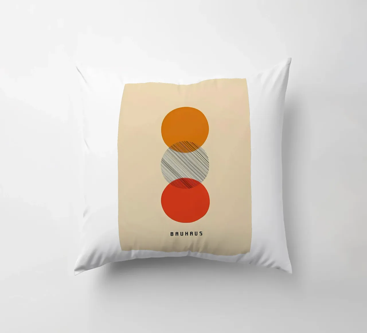 Cerchi colorati Bauhaus cuscino da Sigurd