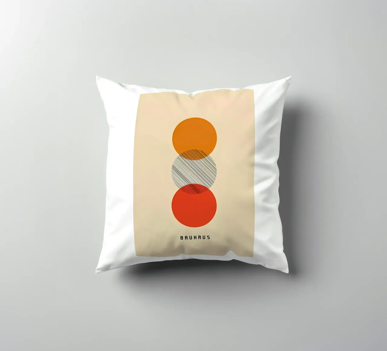 Cerchi colorati Bauhaus cuscino da Sigurd
