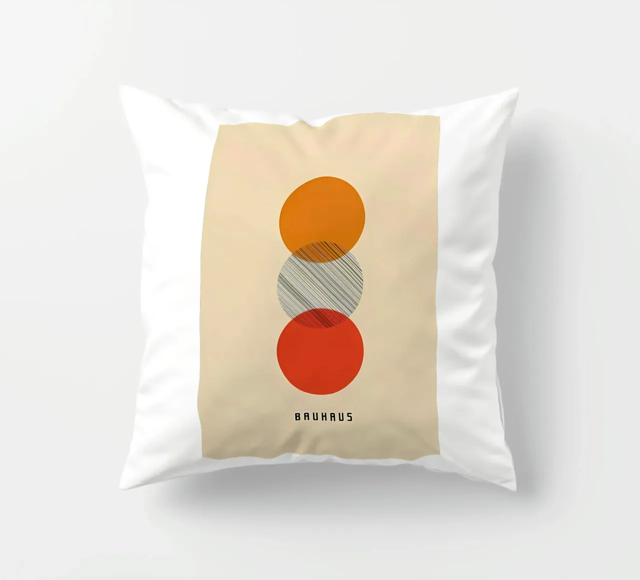 Cerchi colorati Bauhaus cuscino da Sigurd