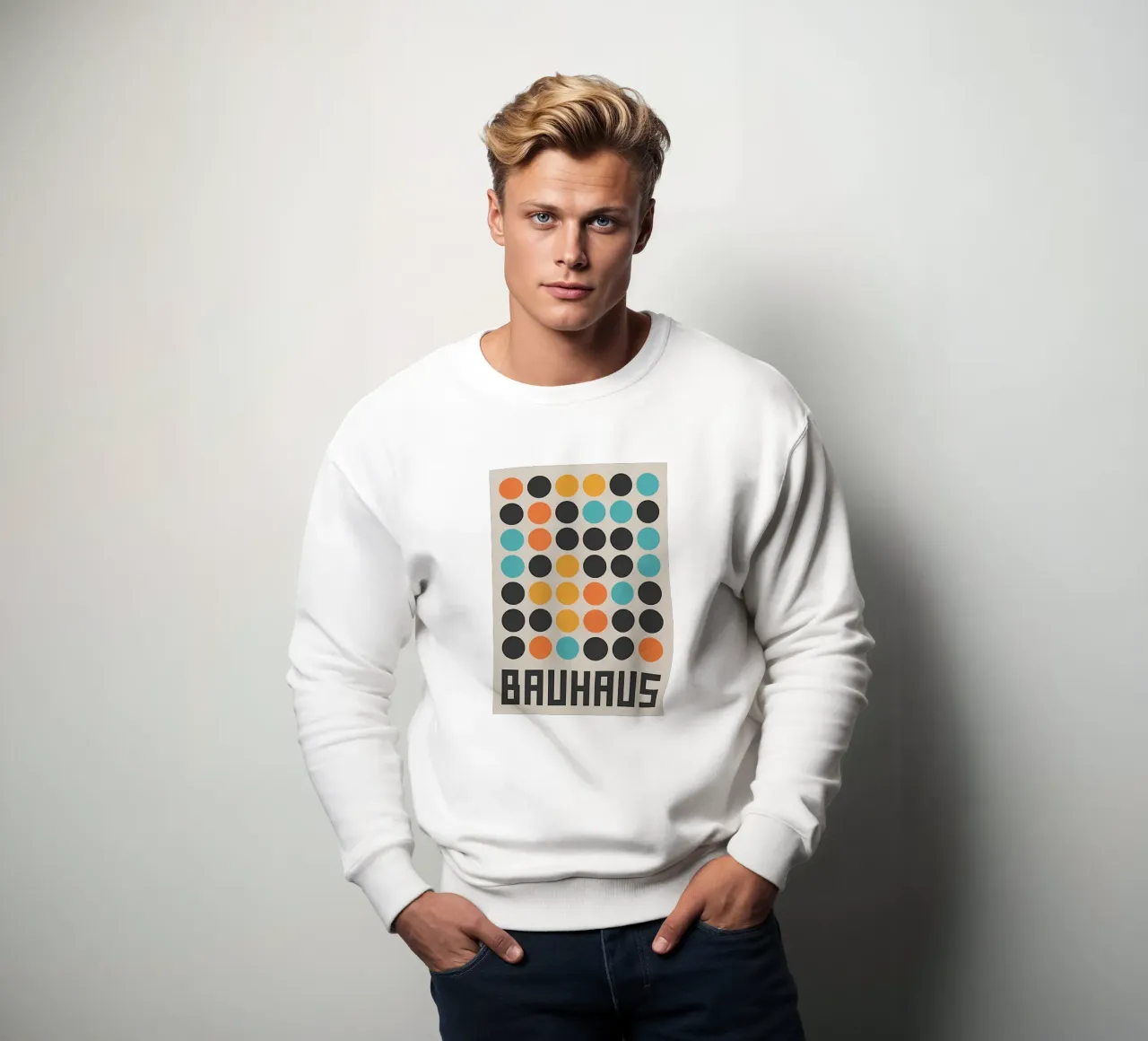 Puntini Bauhaus felpa da Sigurd