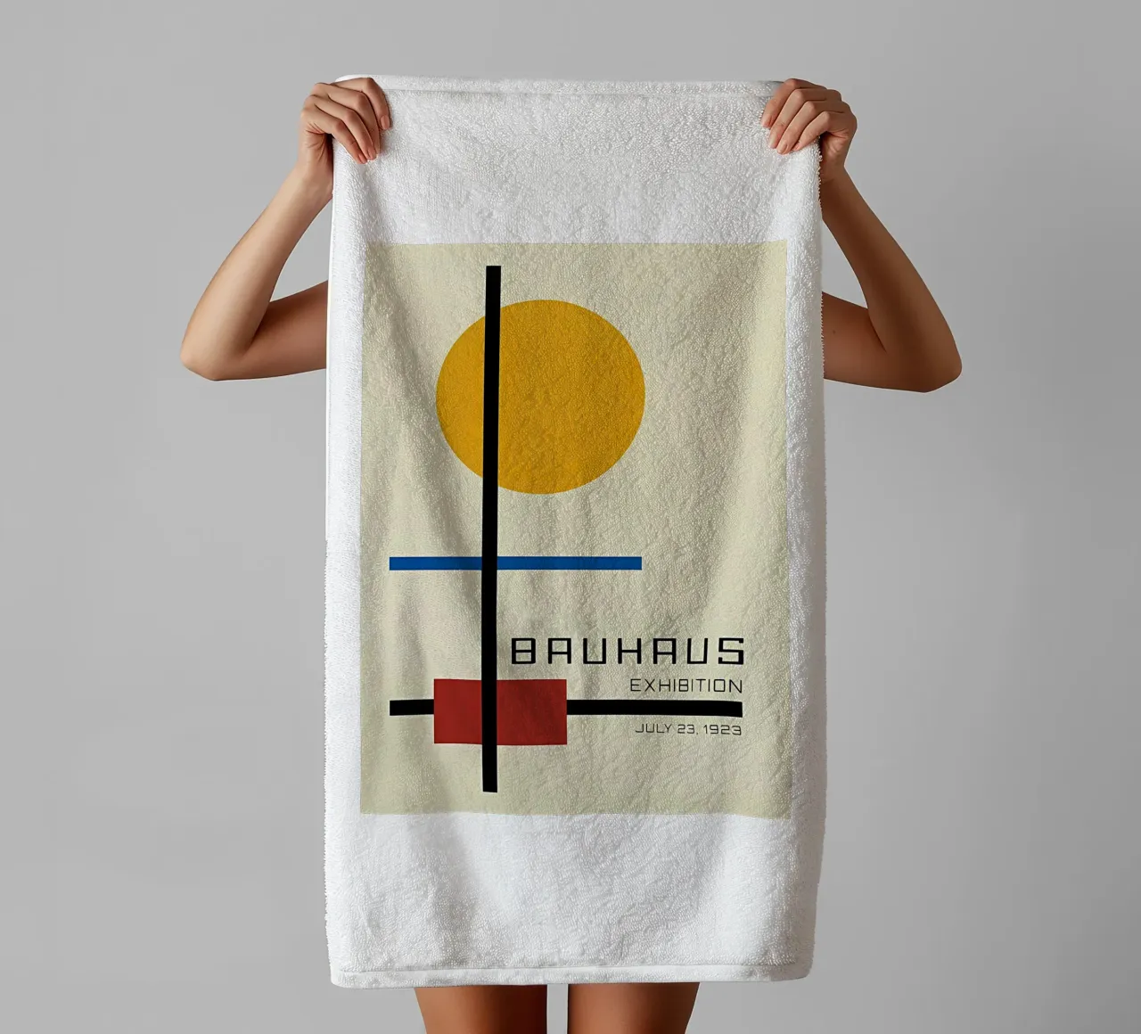 Mostra Bauhaus asciugamano da bagno da Sigurd