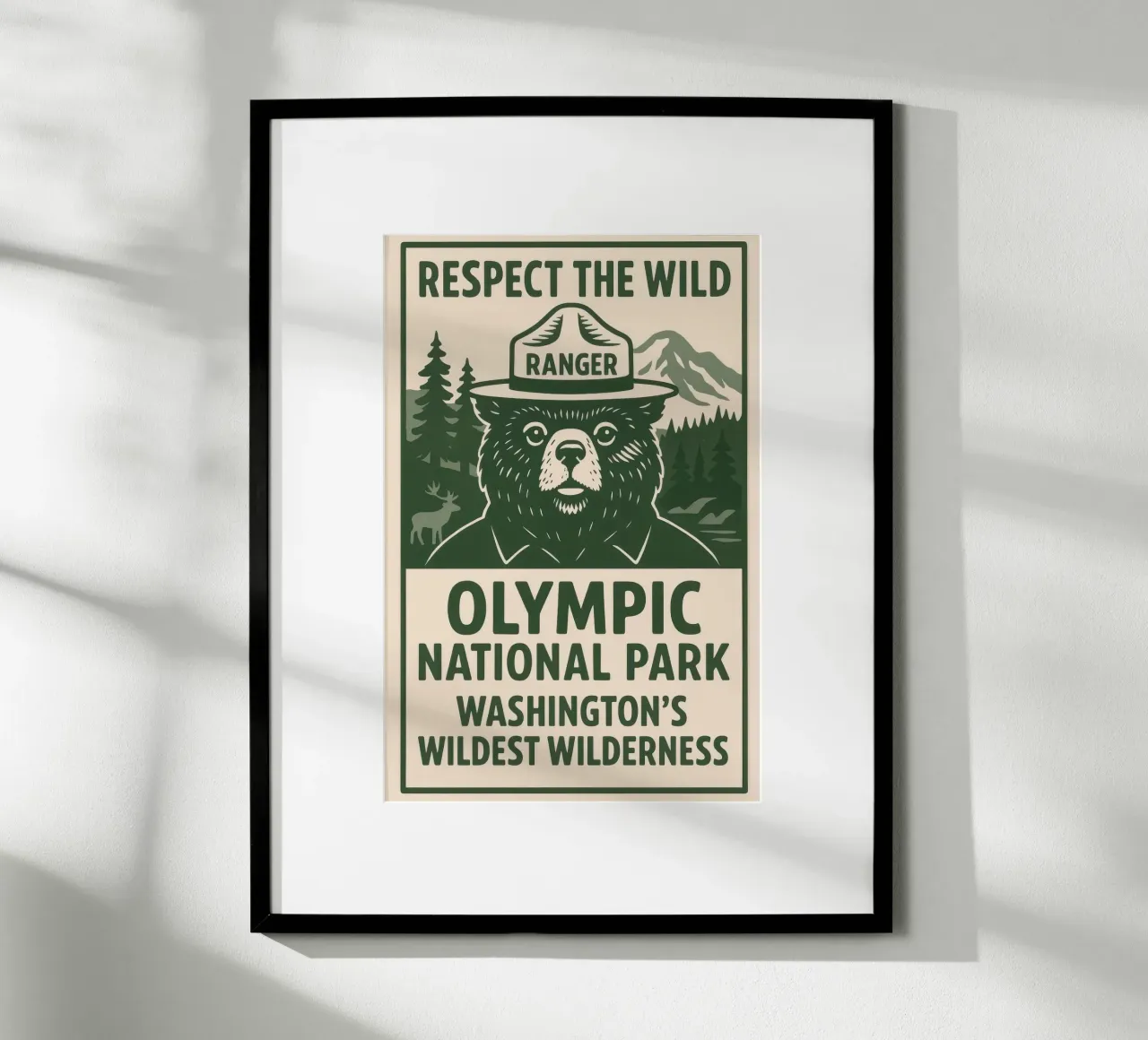 Orso Parco Nazionale Olimpico carta hahnemühle da michaellhobsonn